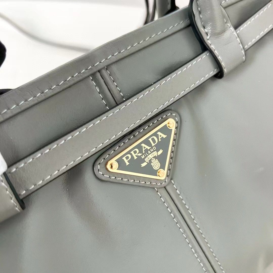 Prada LuxSoft Leather Handbag 1BA426 view 6
