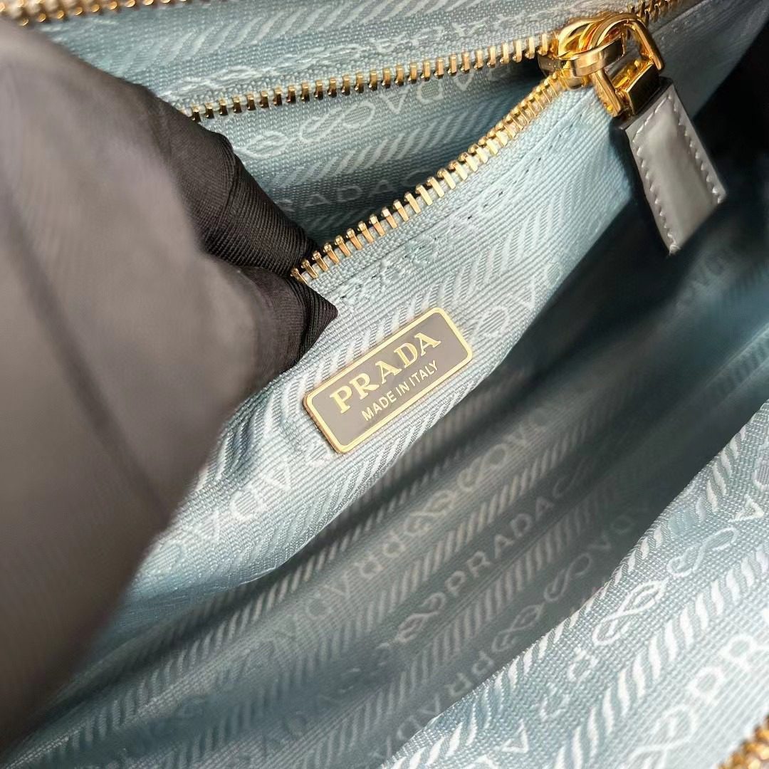 Prada LuxSoft Leather Handbag 1BA426 view 9
