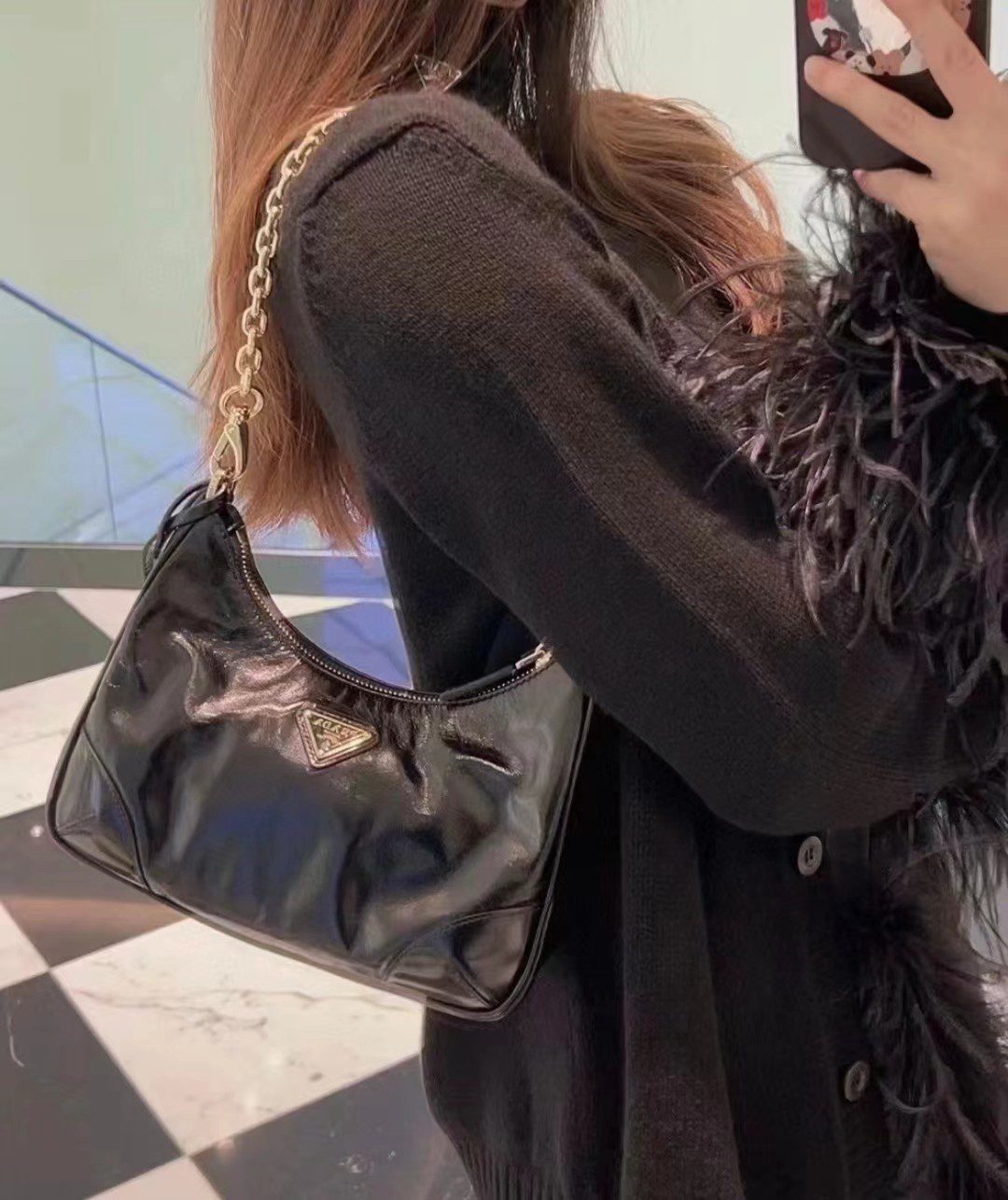 Prada Re-Edition 2005 Leather Bag 1BH204 view 10