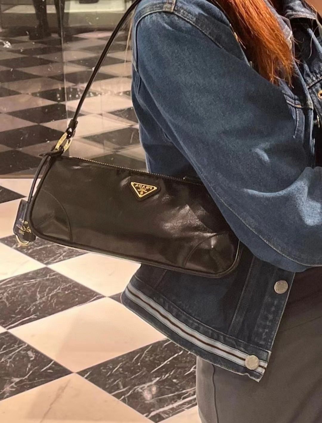 Prada Re-Edition 2002 Small Leather Shoulder Bag 1BC201 view 10