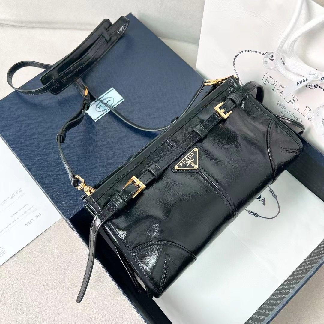 Prada LuxSoft Crossbody Bag 1BA215 view 1