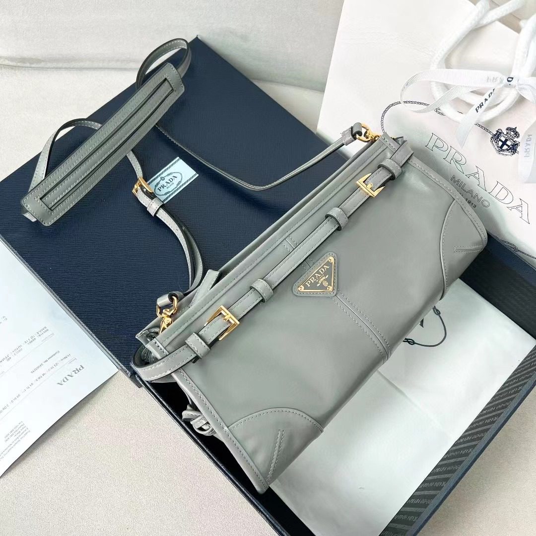 Prada LuxSoft Crossbody Bag 1BA215 view 1