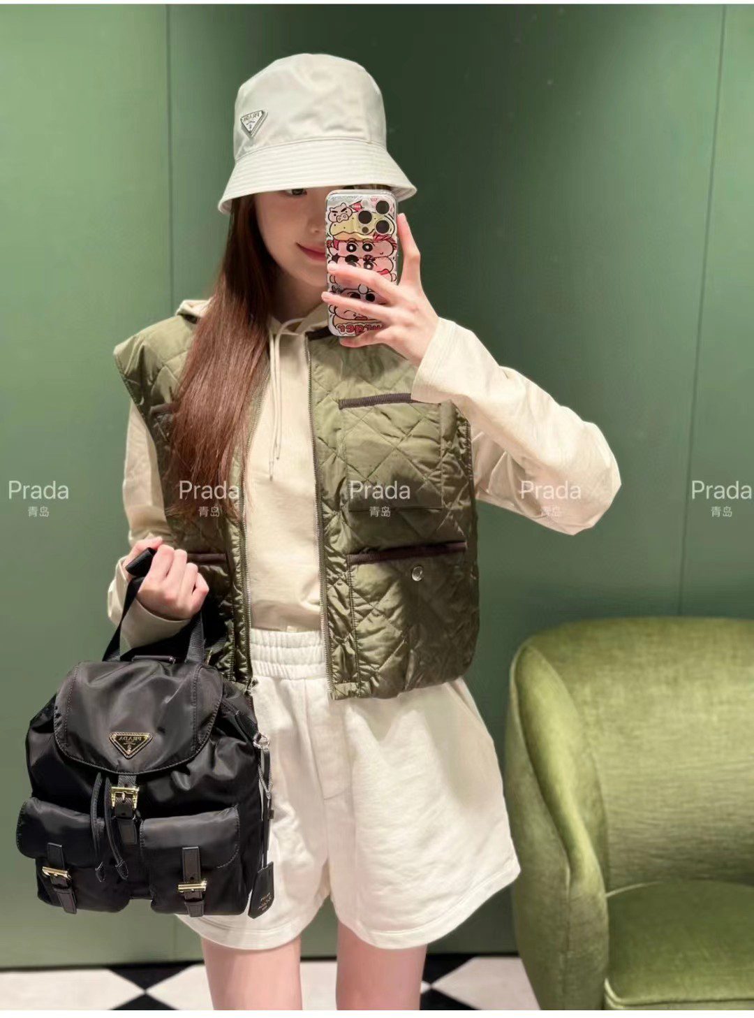 Prada Re-Edition 1978 Re-Nylon Backpack 1BZ677 view 10