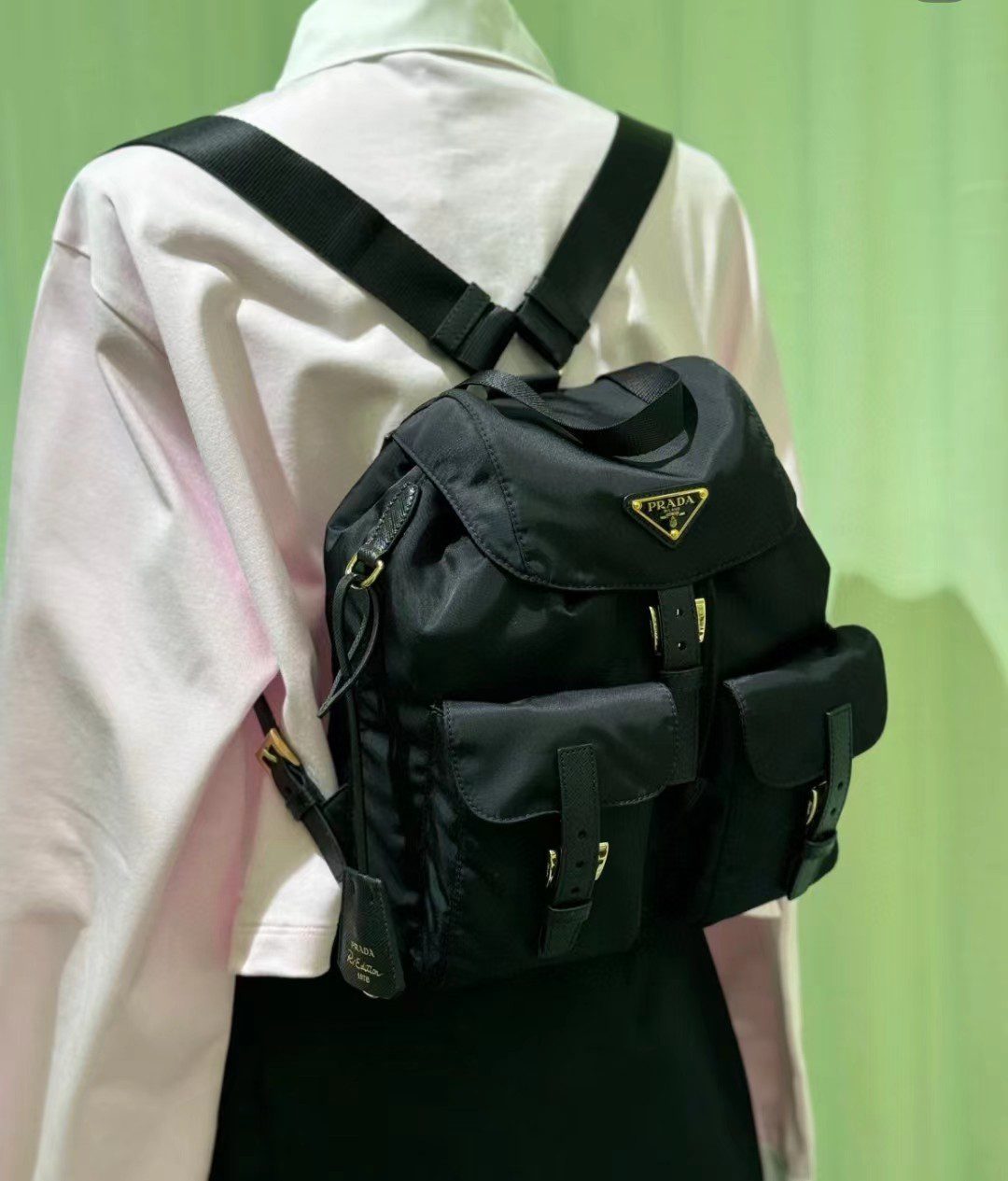 Prada Re-Edition 1978 Re-Nylon Backpack 1BZ677 view 11
