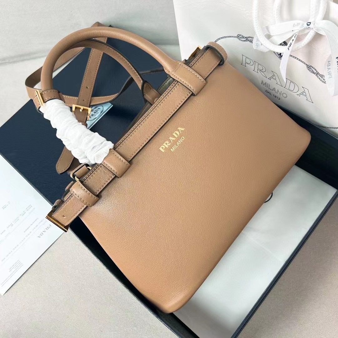 Prada Buckle Handbag 1BA418 view 1