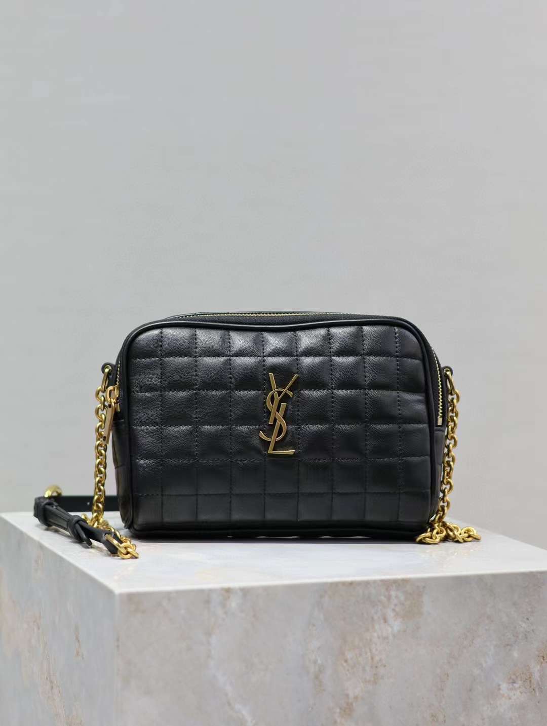 Saint Laurent CASSANDRE MATELASSÉ CARRÉ Mini Camera Bag in Lambskin view 1