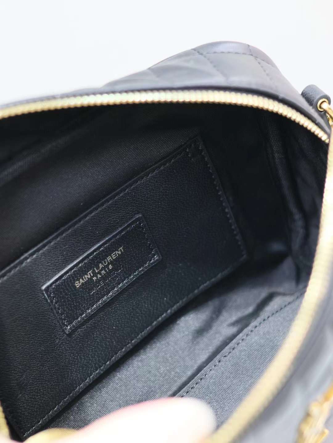 Saint Laurent CASSANDRE MATELASSÉ CARRÉ Mini Camera Bag in Lambskin view 3