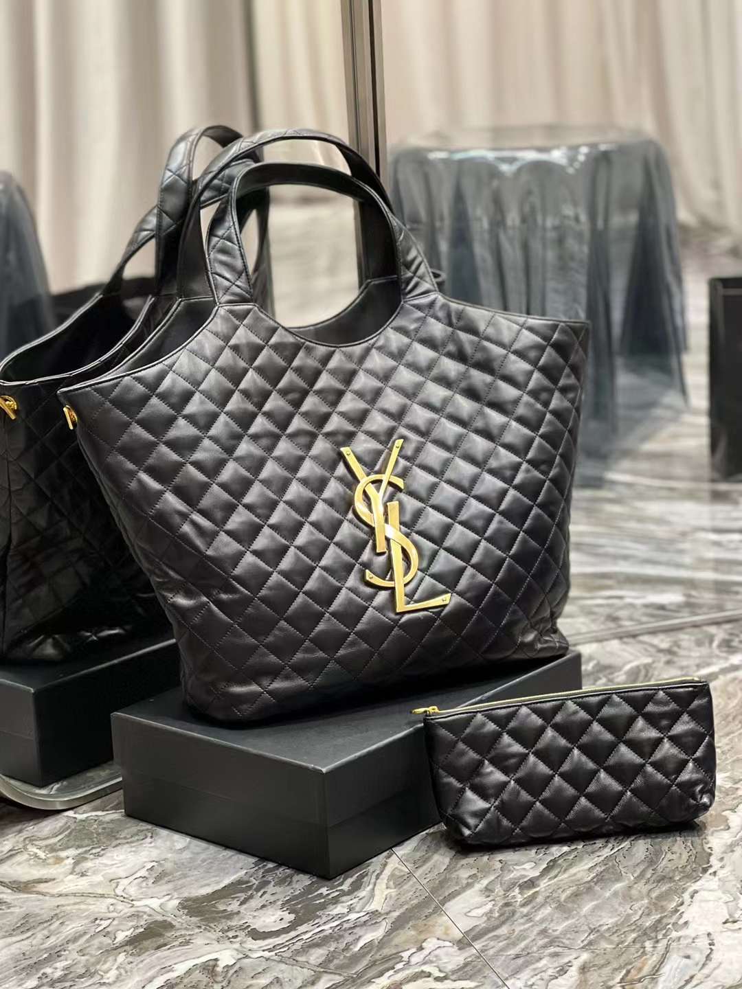 Saint Laurent ICARE Shopper Bag view 1
