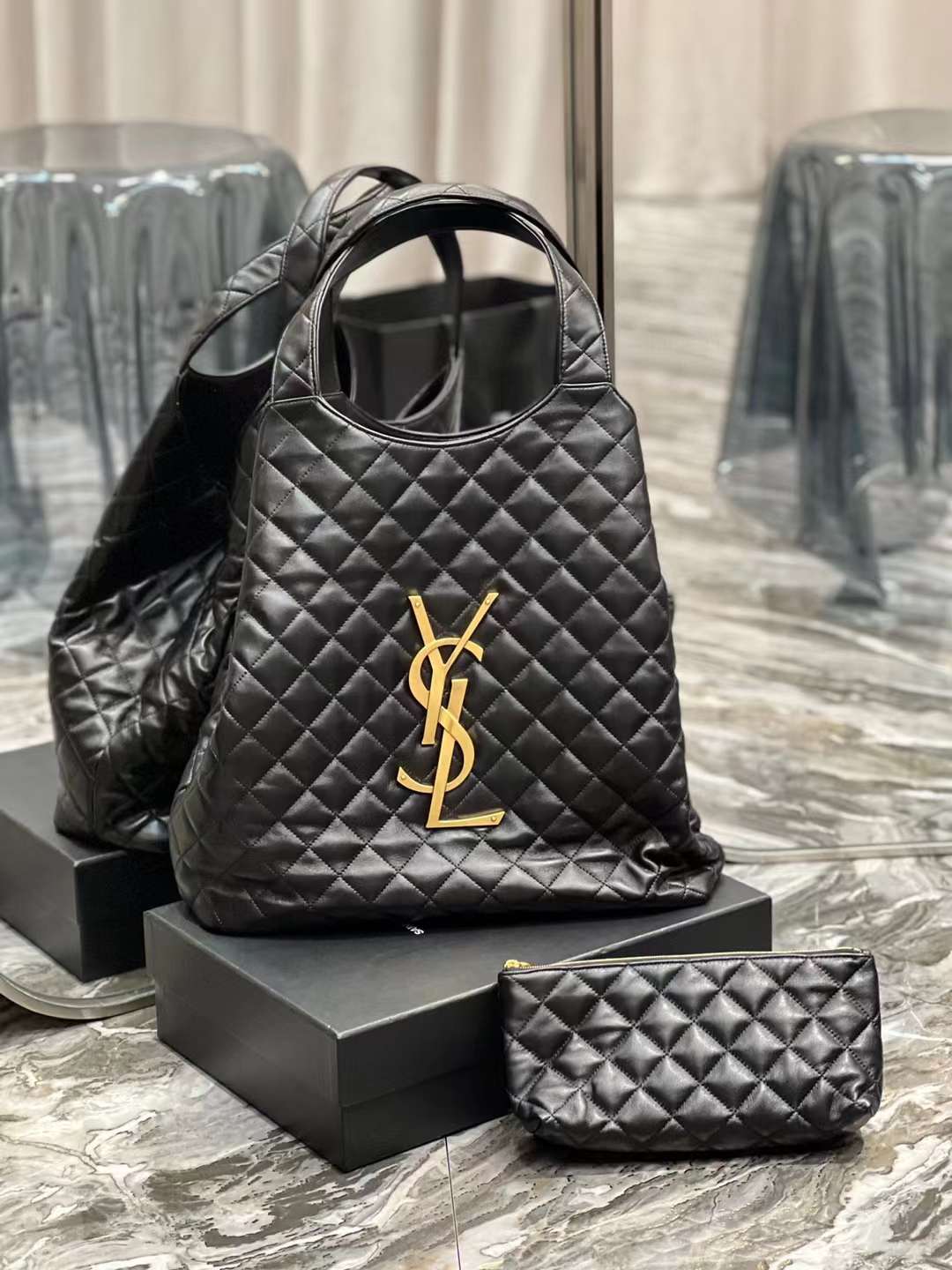 Saint Laurent ICARE Shopper Bag view 6