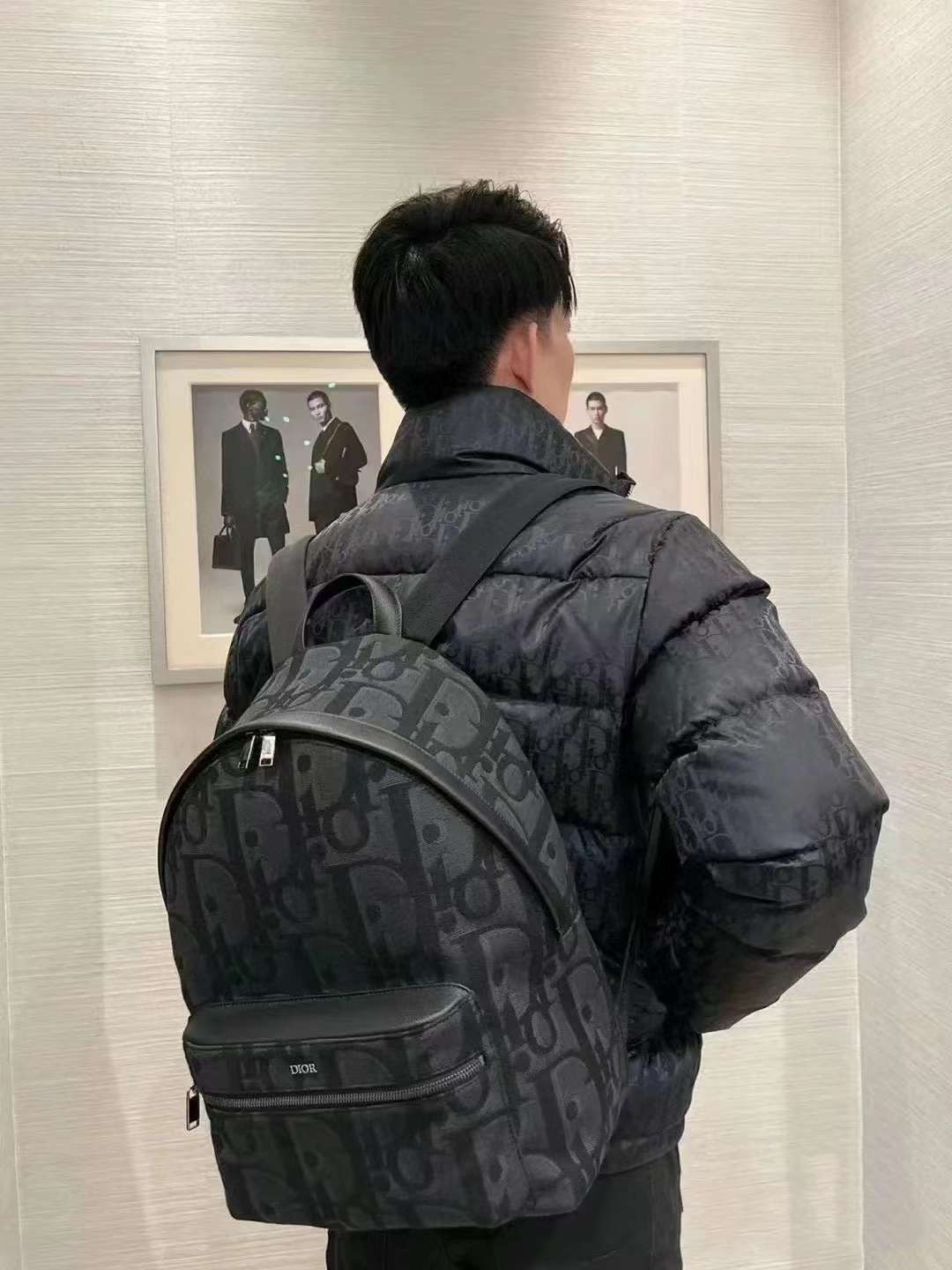 Dior Oblique Backpack view 8