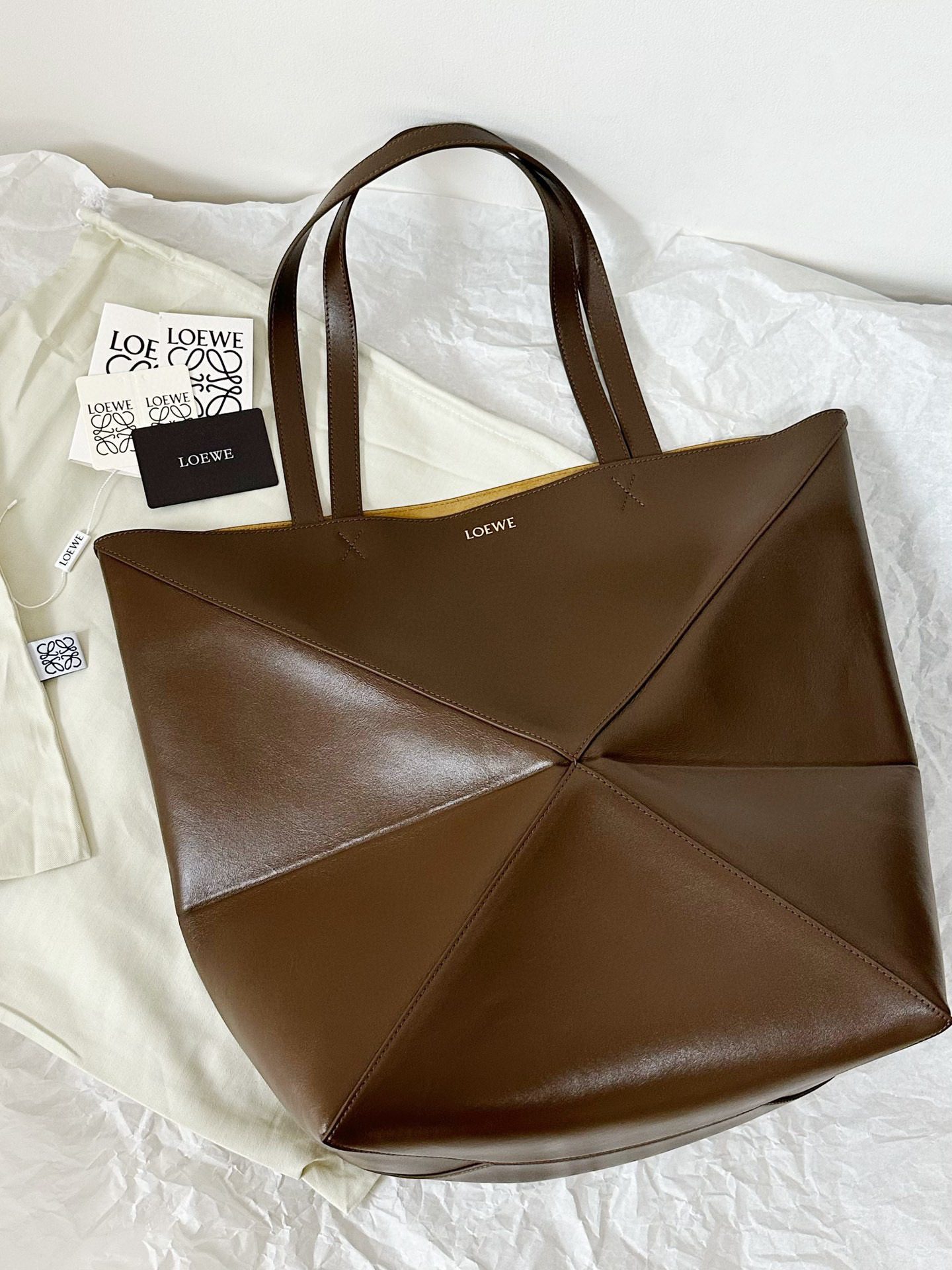Loewe Large Puzzle Fold Tote Bag view 2