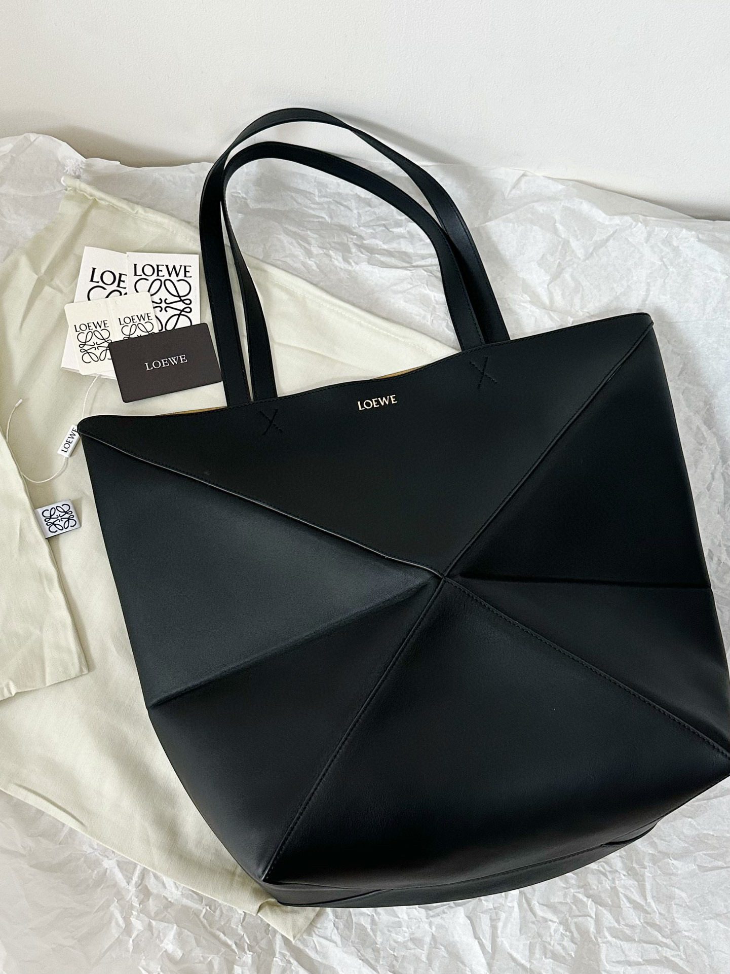 Loewe Large Puzzle Fold Tote Bag view 3