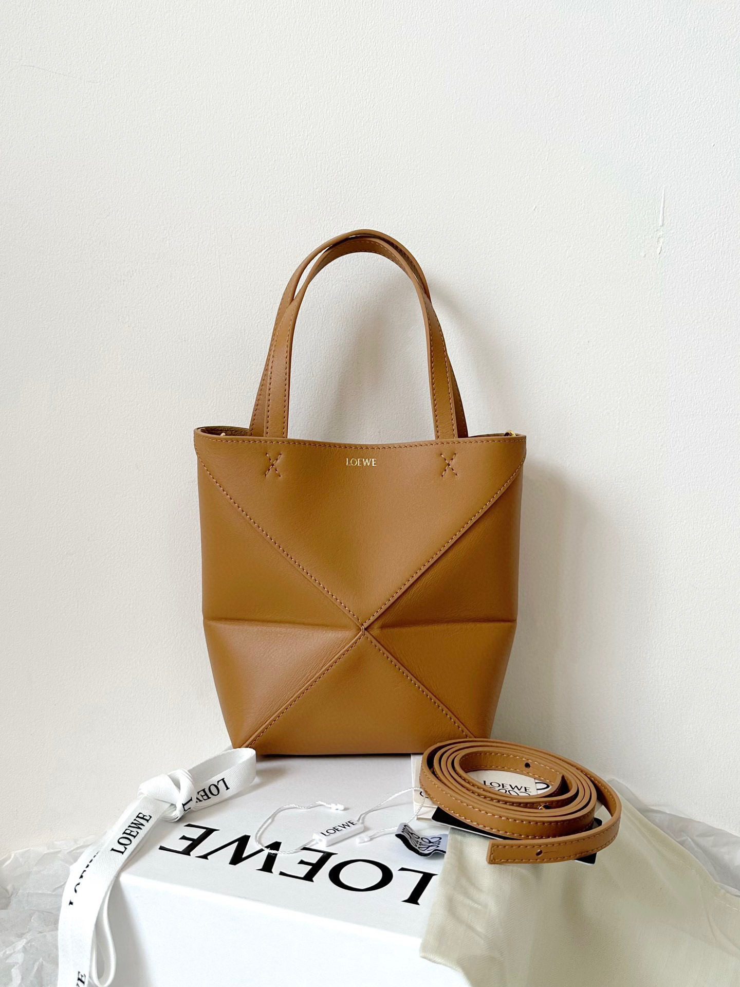 Loewe Mini Puzzle Fold Tote Bag view 1