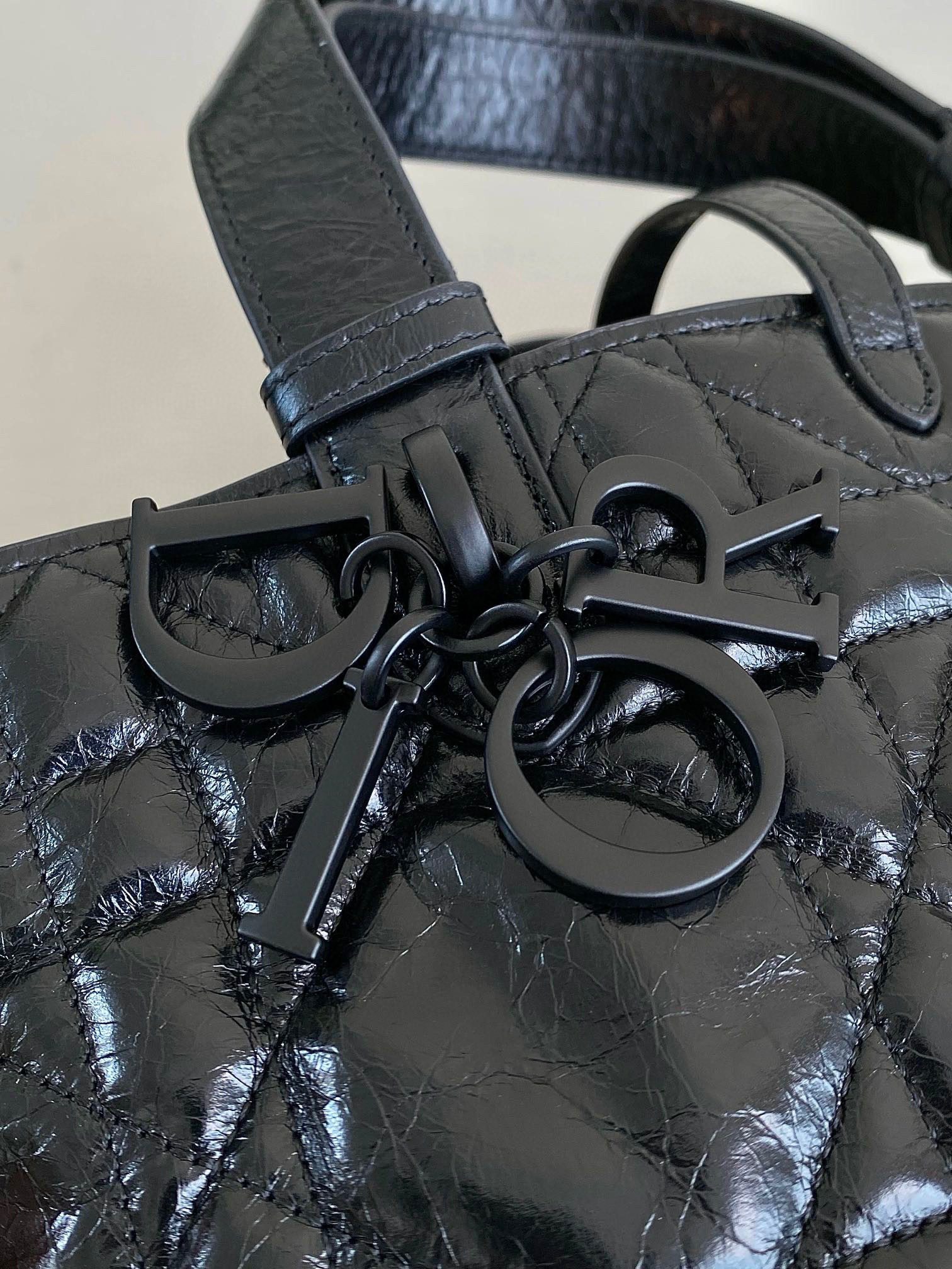 Dior Toujours Bag Crinkled Calfskin view 4