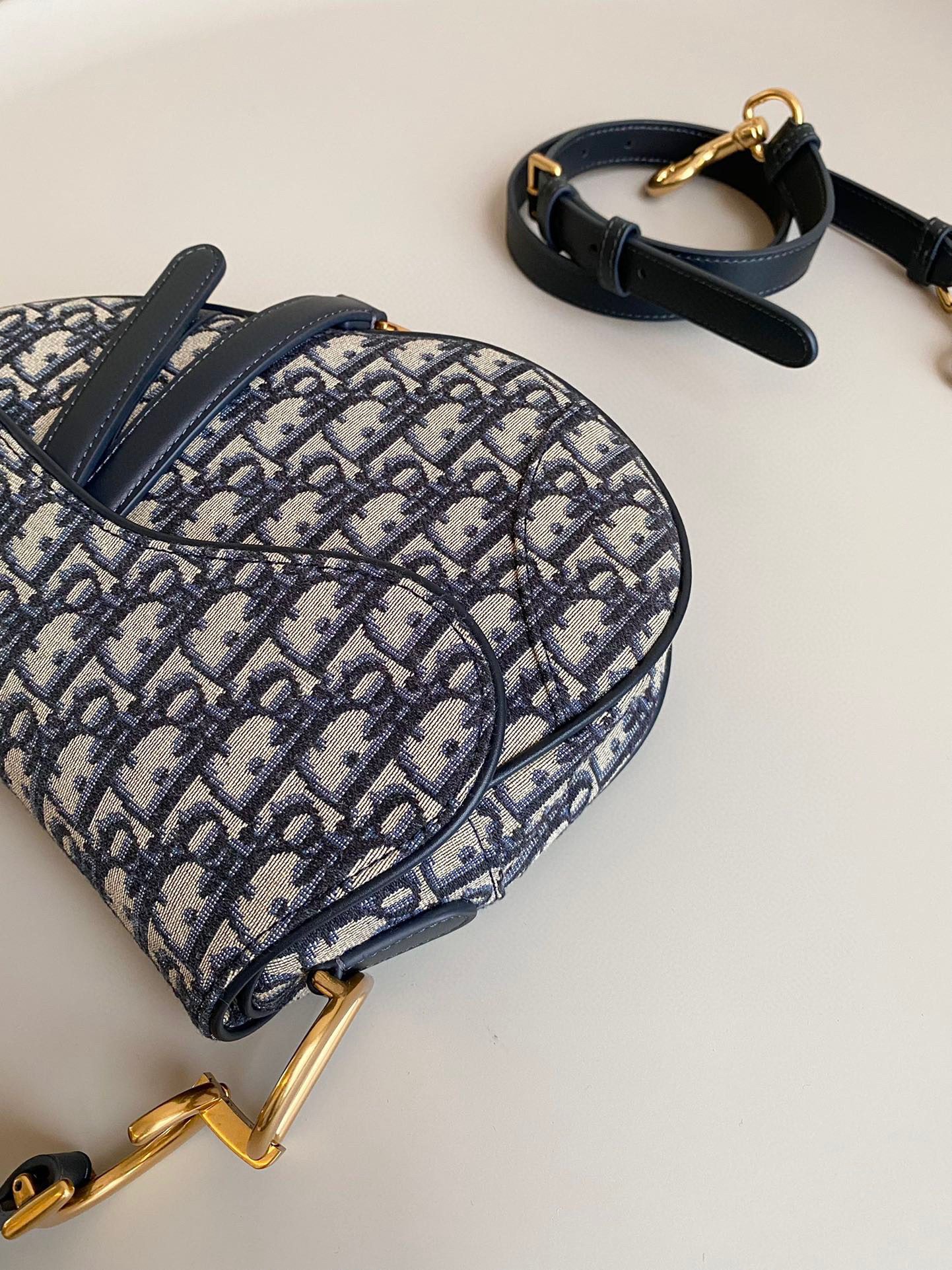 Dior Saddle Bag with Strap view 4