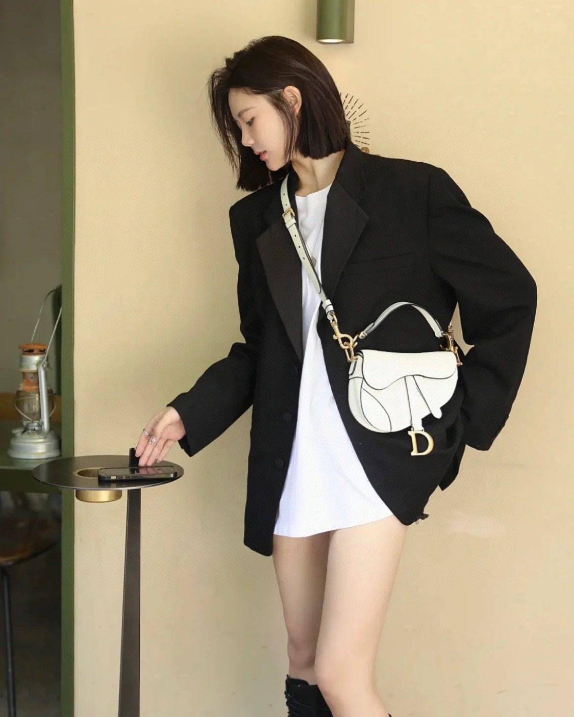 Dior Saddle Bag with Strap view 9