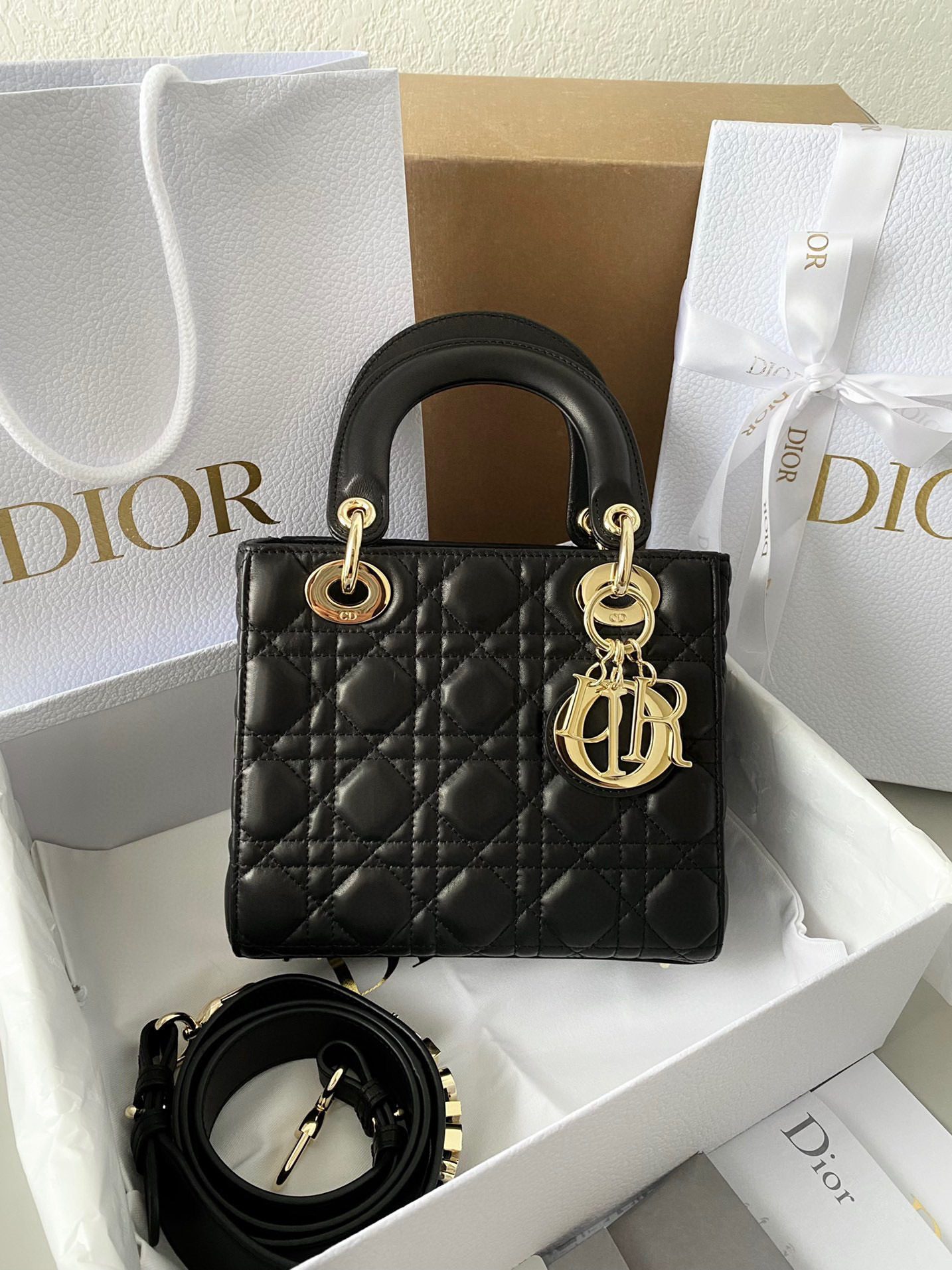 Dior Lady Bag Lambskin view 1