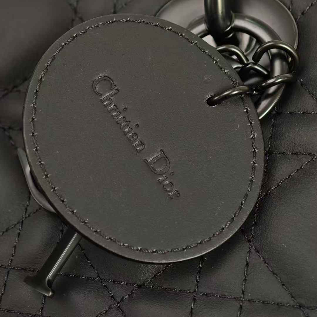 Dior Lady Bag Ultramatte Cannage Calfskin view 7