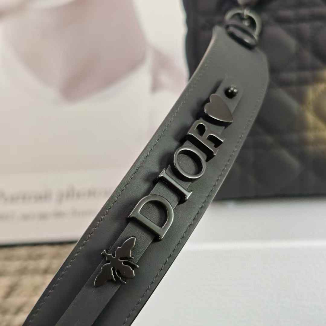 Dior Lady Bag Ultramatte Cannage Calfskin view 8