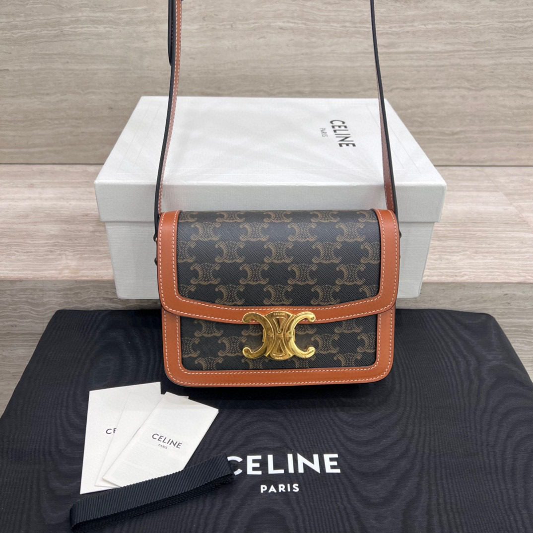 Celine Besace Clea Triomphe Bag view 1