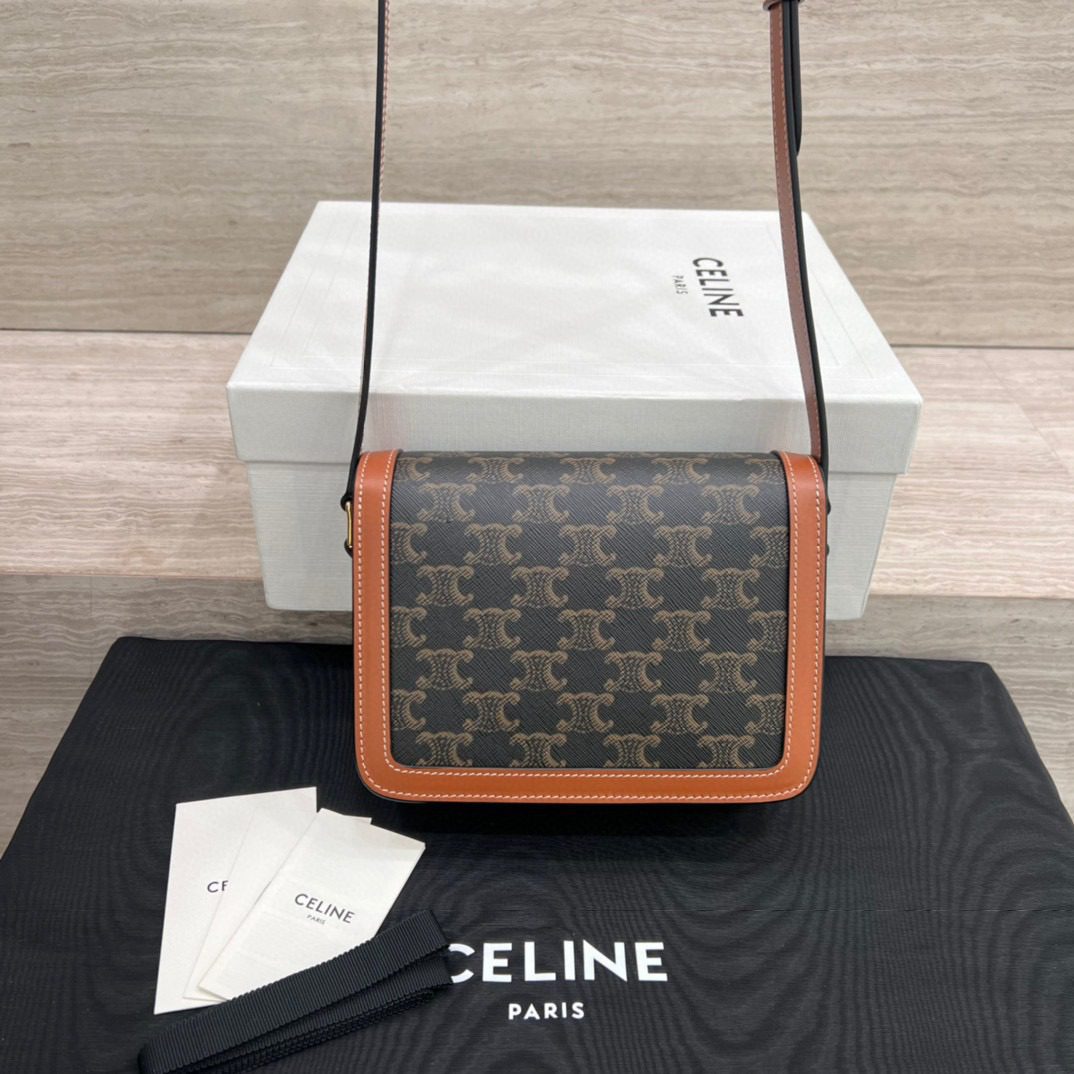 Celine Besace Clea Triomphe Bag view 2