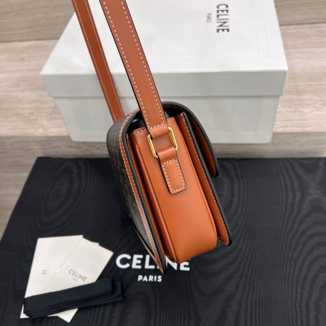 Celine Besace Clea Triomphe Bag view 8