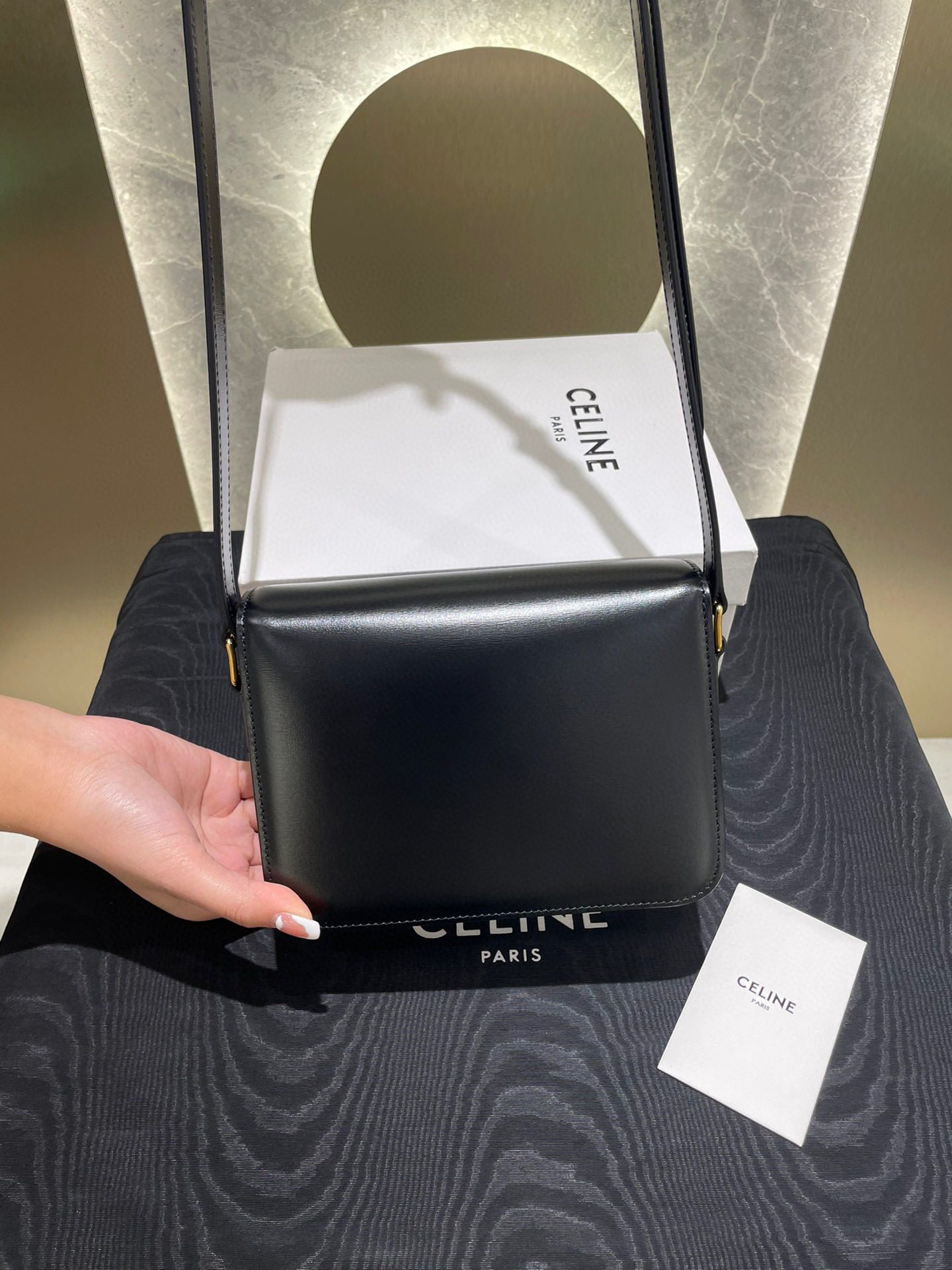 Celine Teen Triomphe Bag view 10
