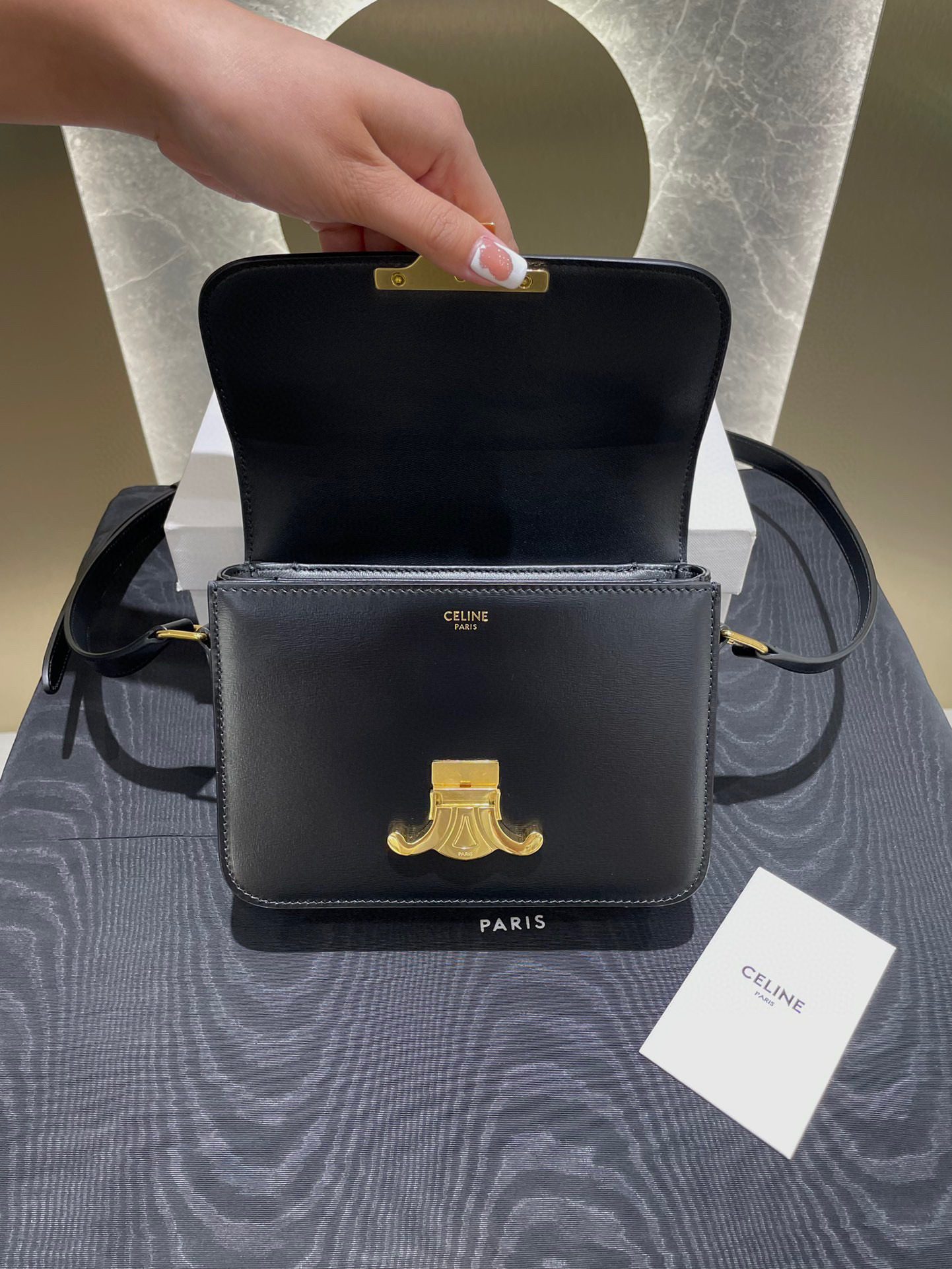 Celine Teen Triomphe Bag view 2
