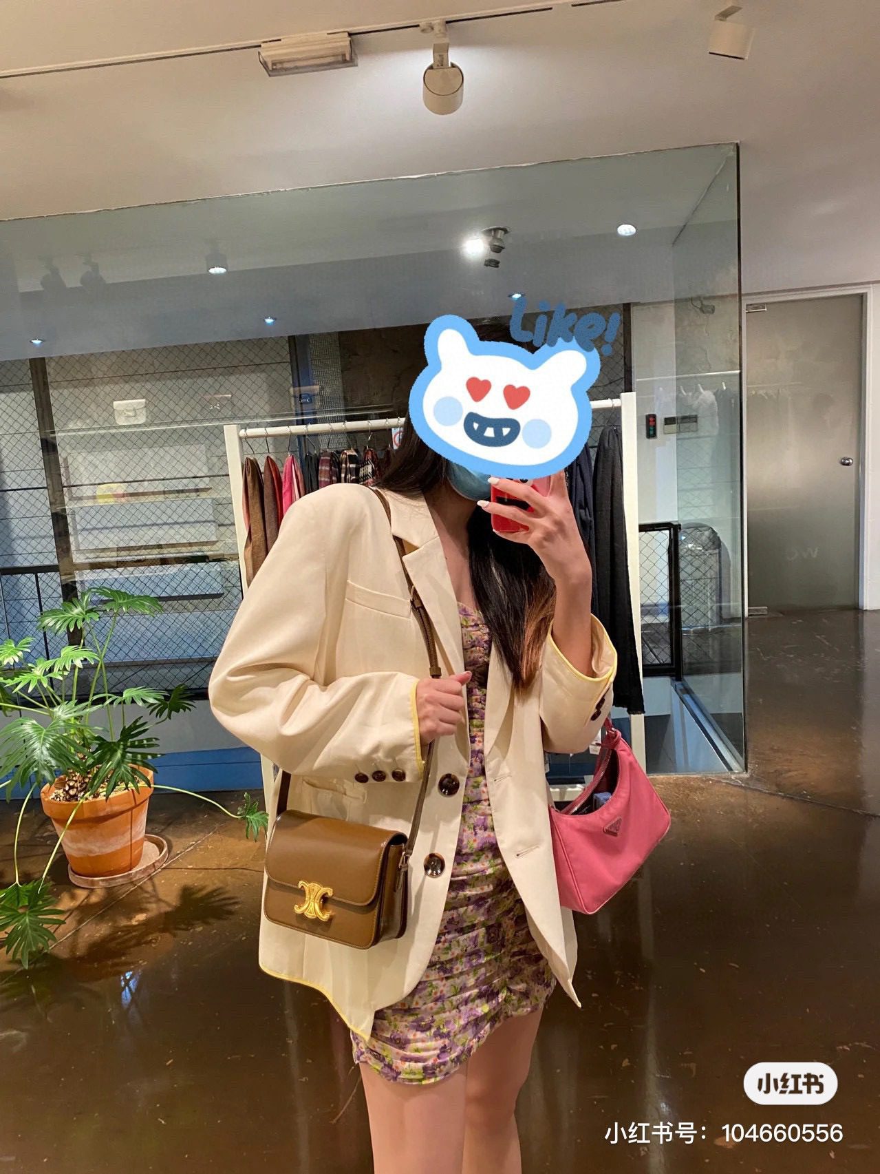 Celine Teen Triomphe Bag view 9