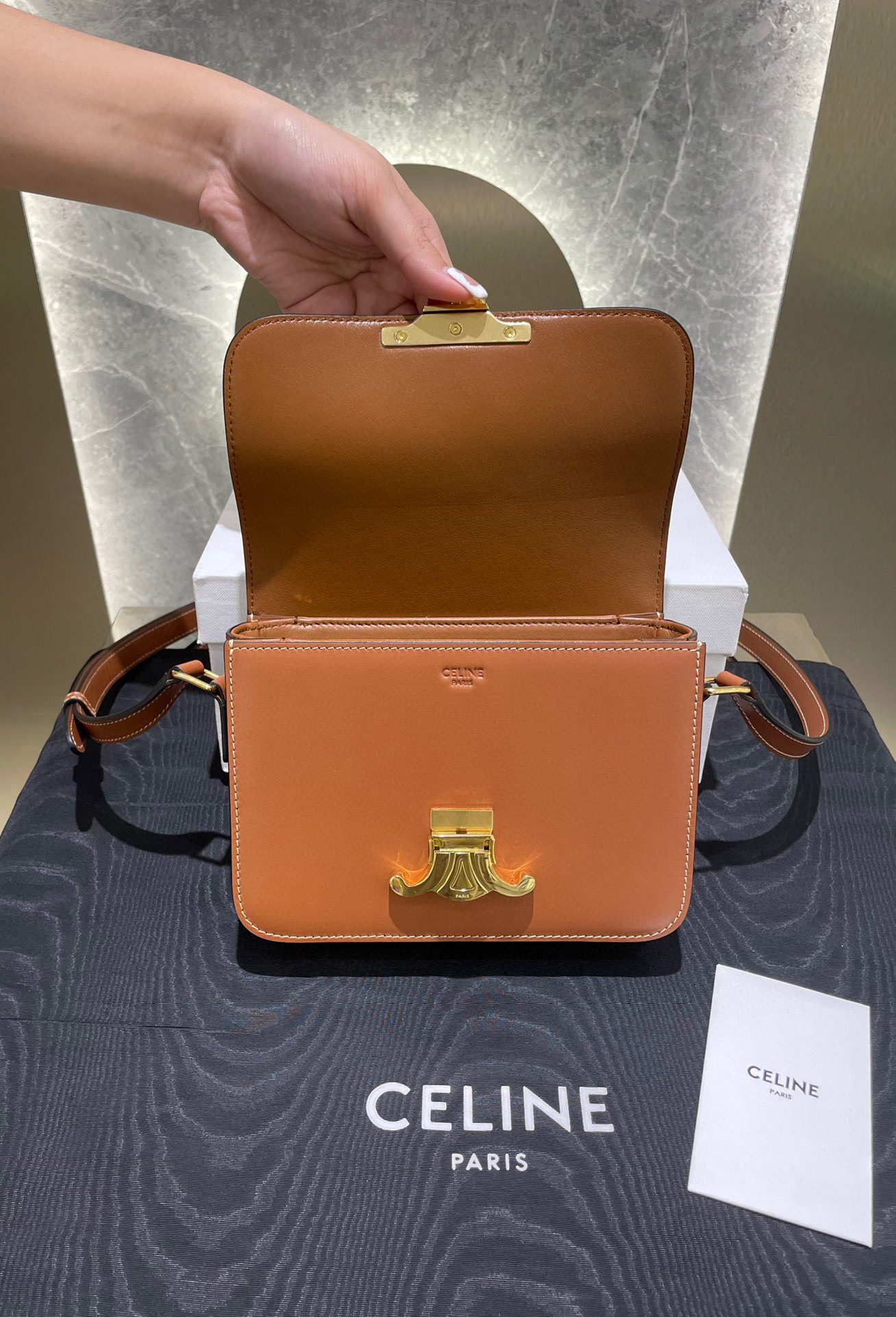 Celine Teen Triomphe Bag view 2