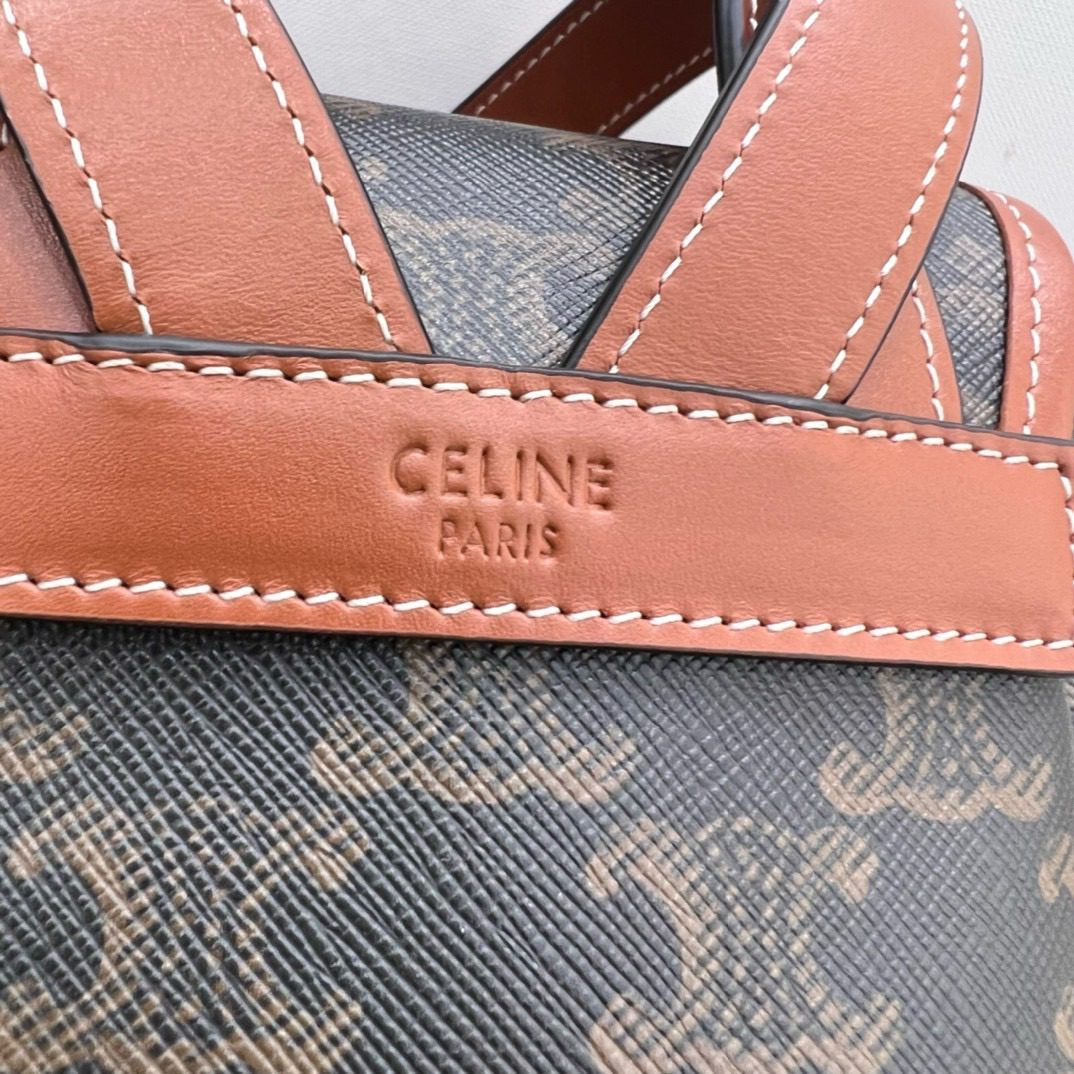 Celine FOLCO Triomphe Canvas Mini Backpack view 6
