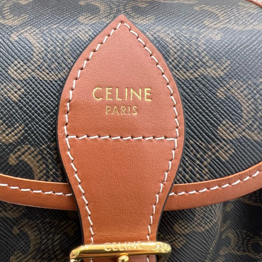 Celine FOLCO Triomphe Canvas Mini Backpack view 7
