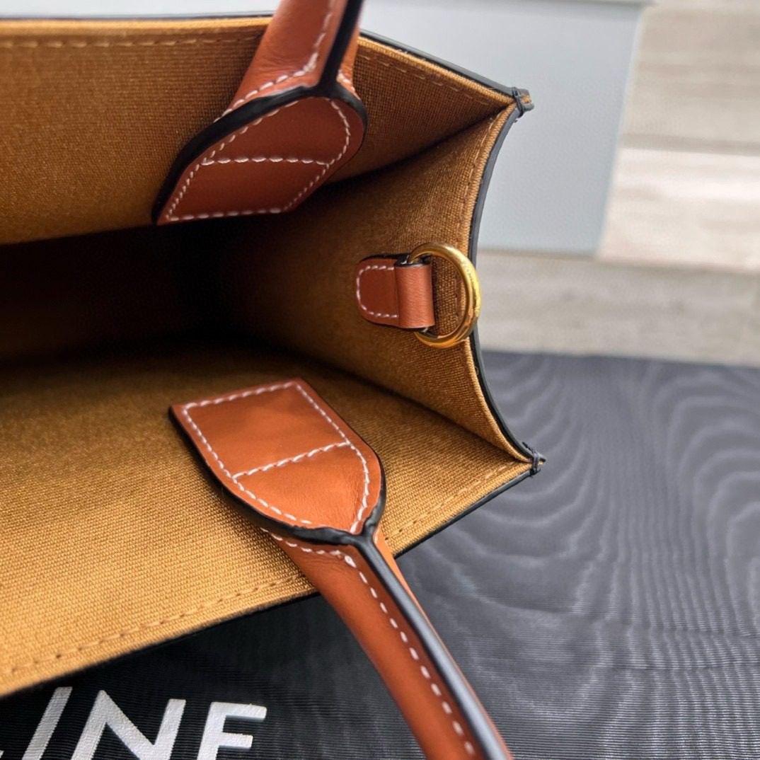 Celine Mini Vertical CABAS Bag view 4