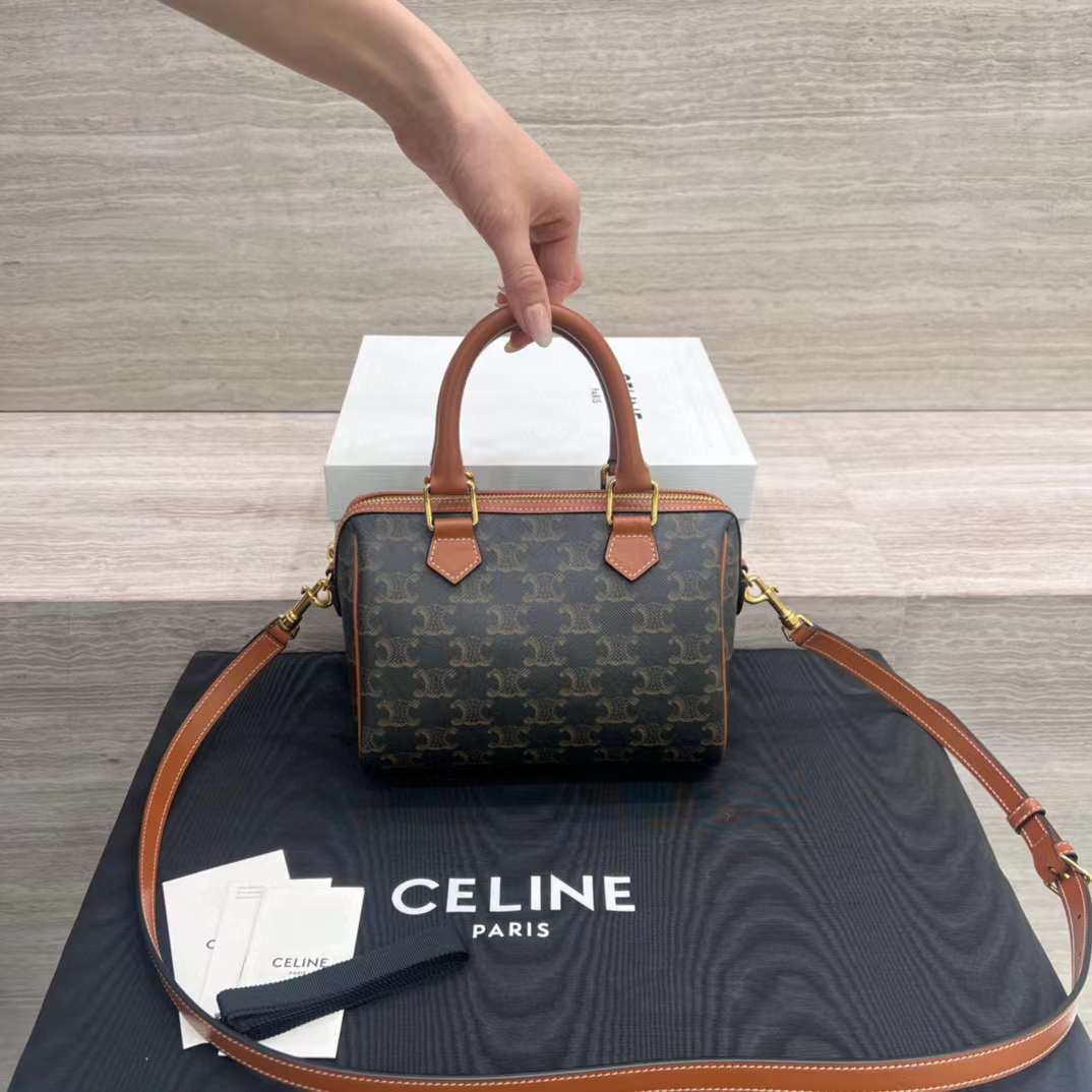 Celine Small Boston Cuir Triomphe Bag view 1