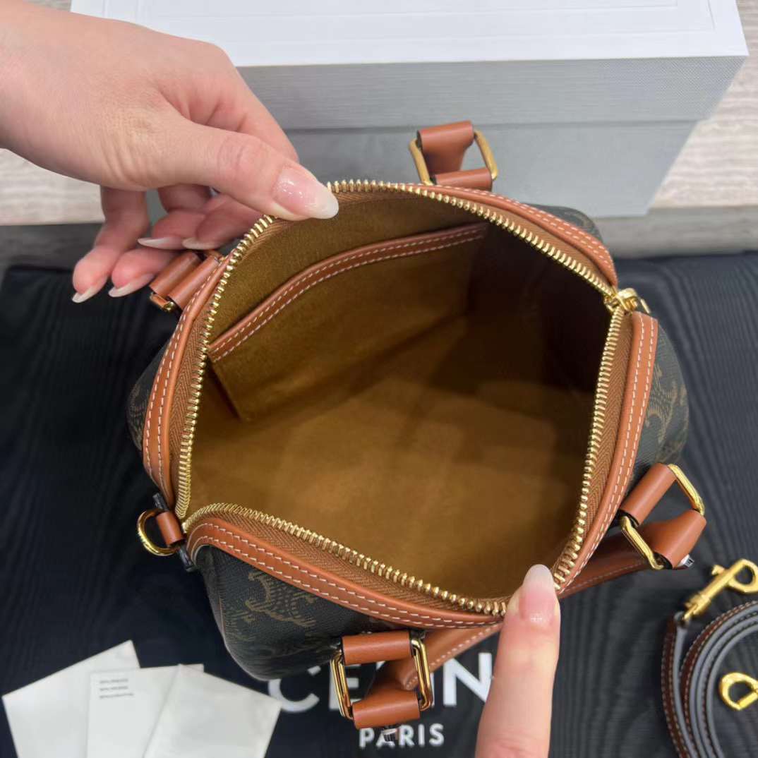 Celine Small Boston Cuir Triomphe Bag view 3