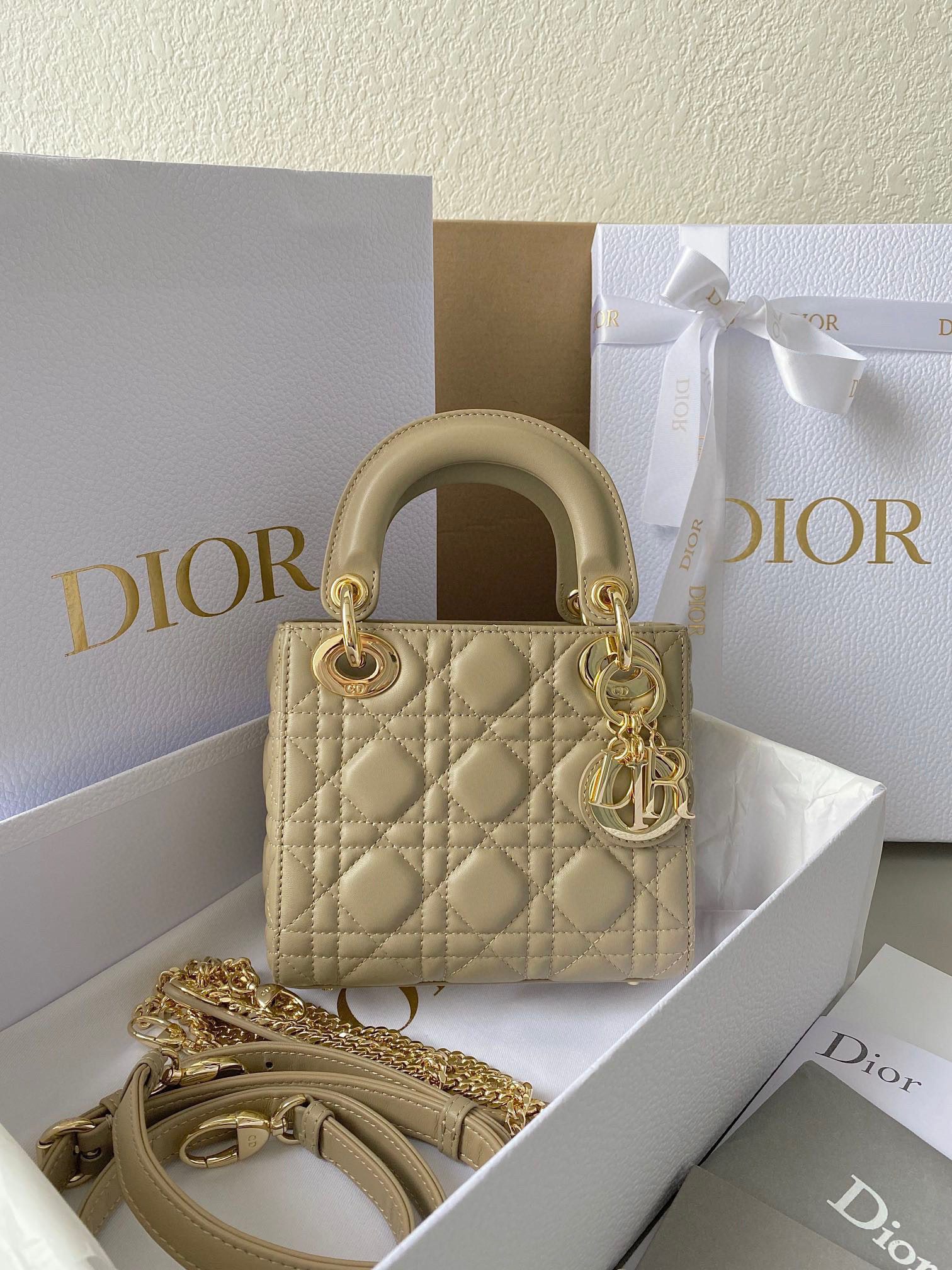 Dior Mini Lady Bag Lambskin view 1