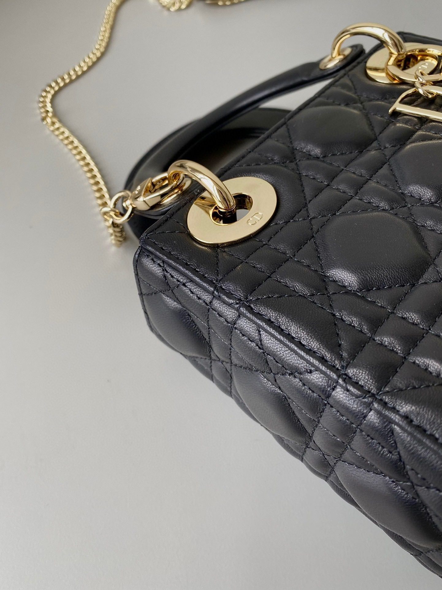 Dior Mini Lady Bag Lambskin view 7