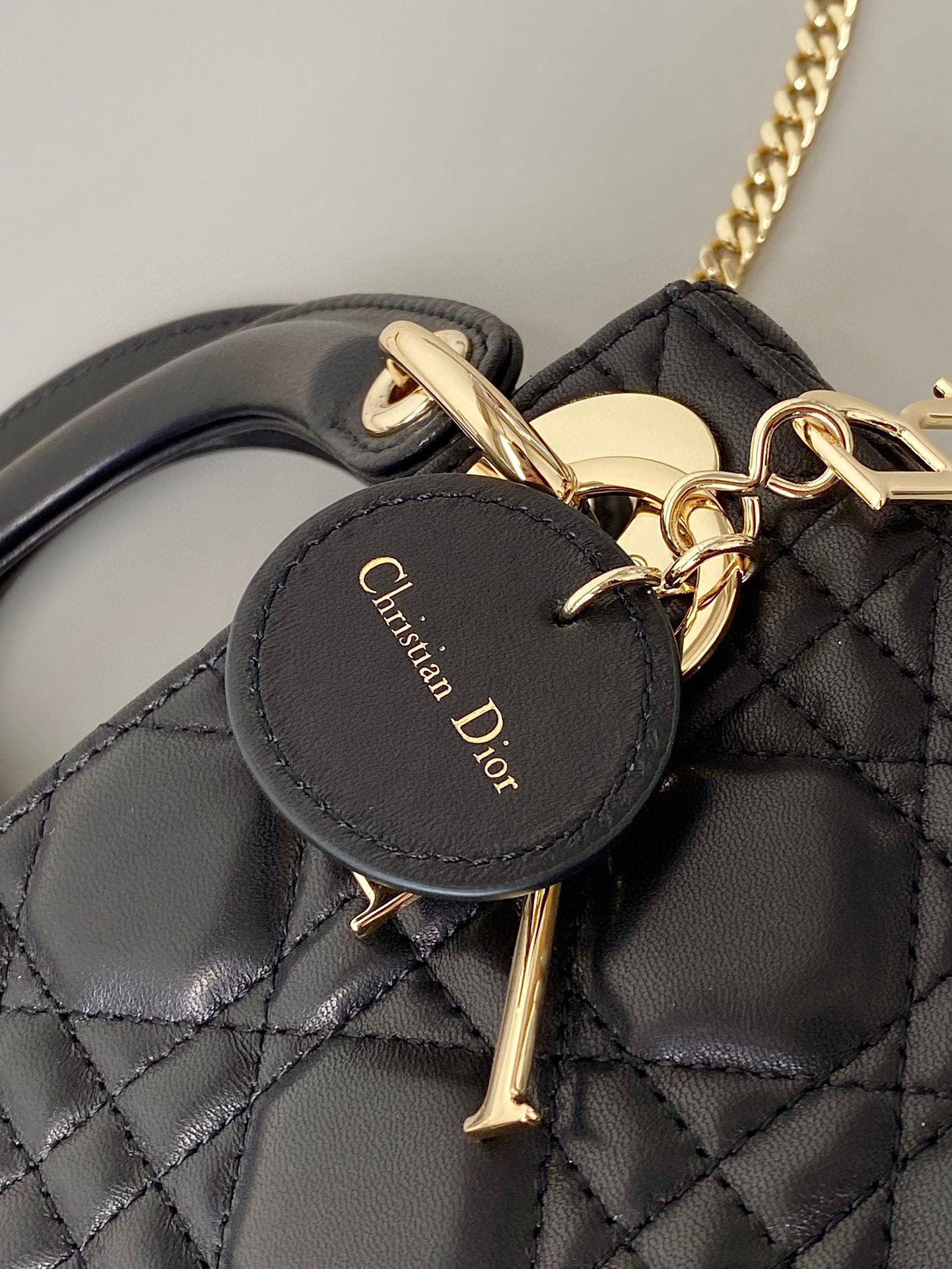 Dior Mini Lady Bag Lambskin view 8