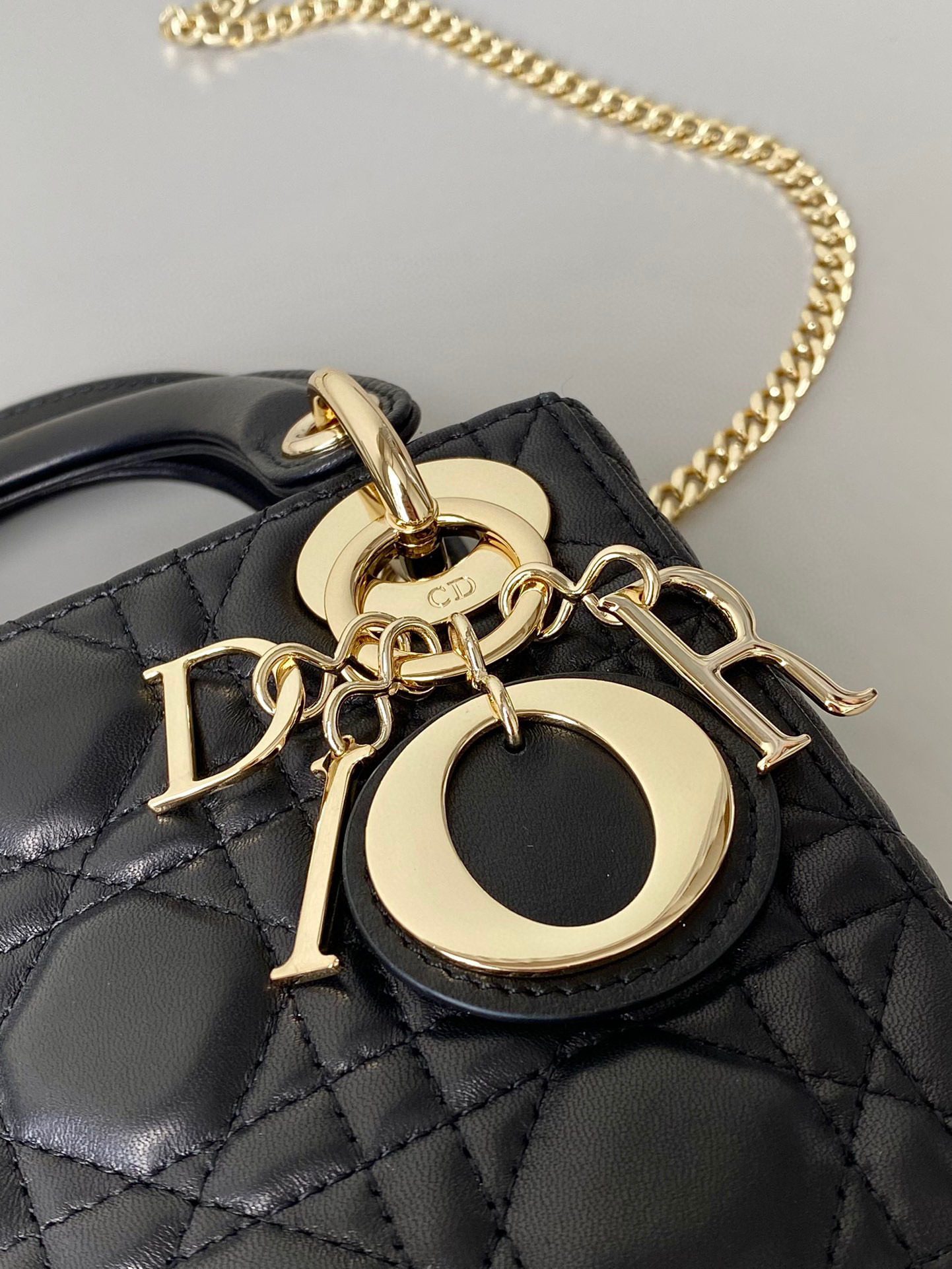 Dior Mini Lady Bag Lambskin view 9