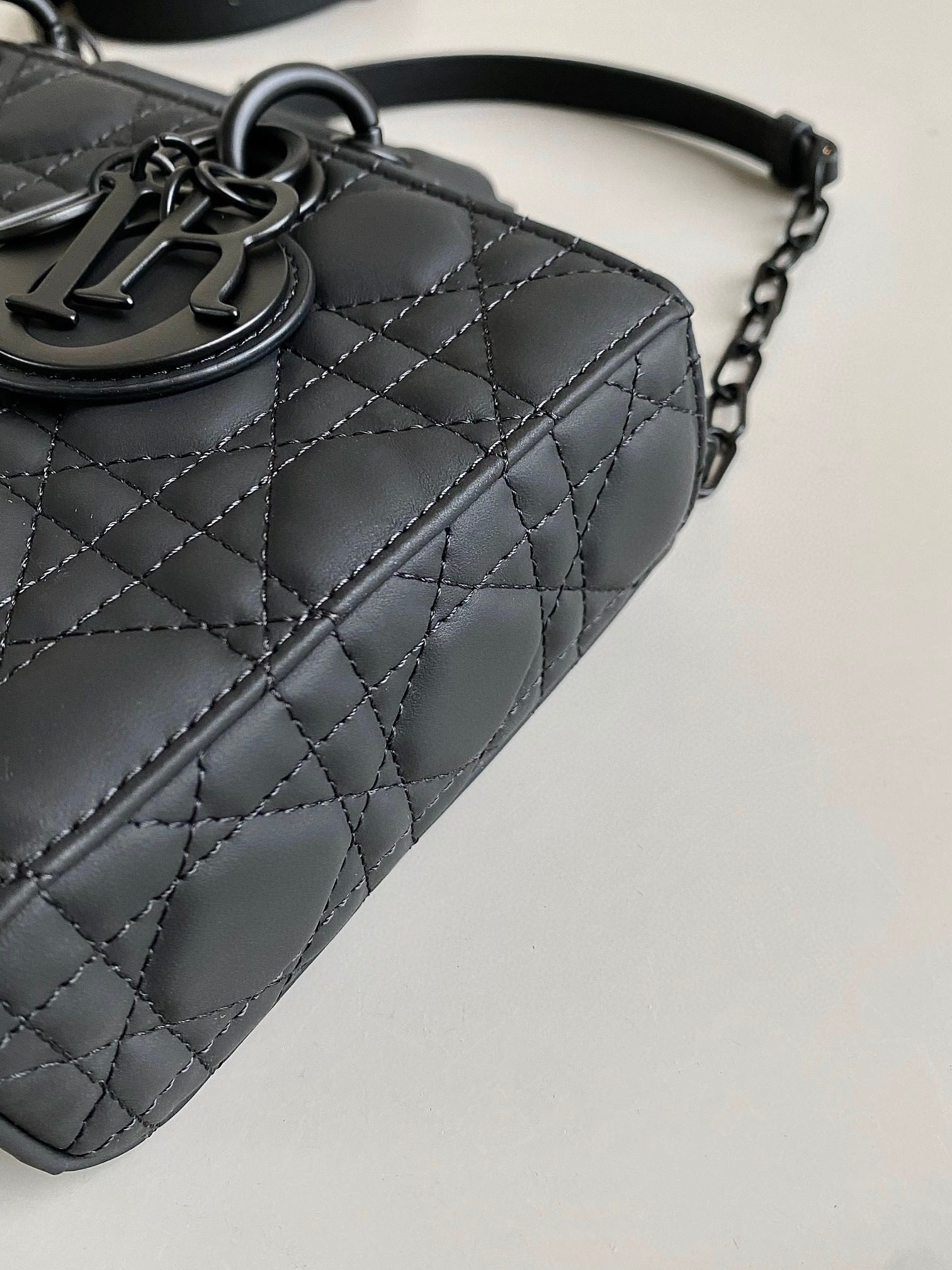 Dior 2023 D-Joy Bag Ultramatte Black view 3
