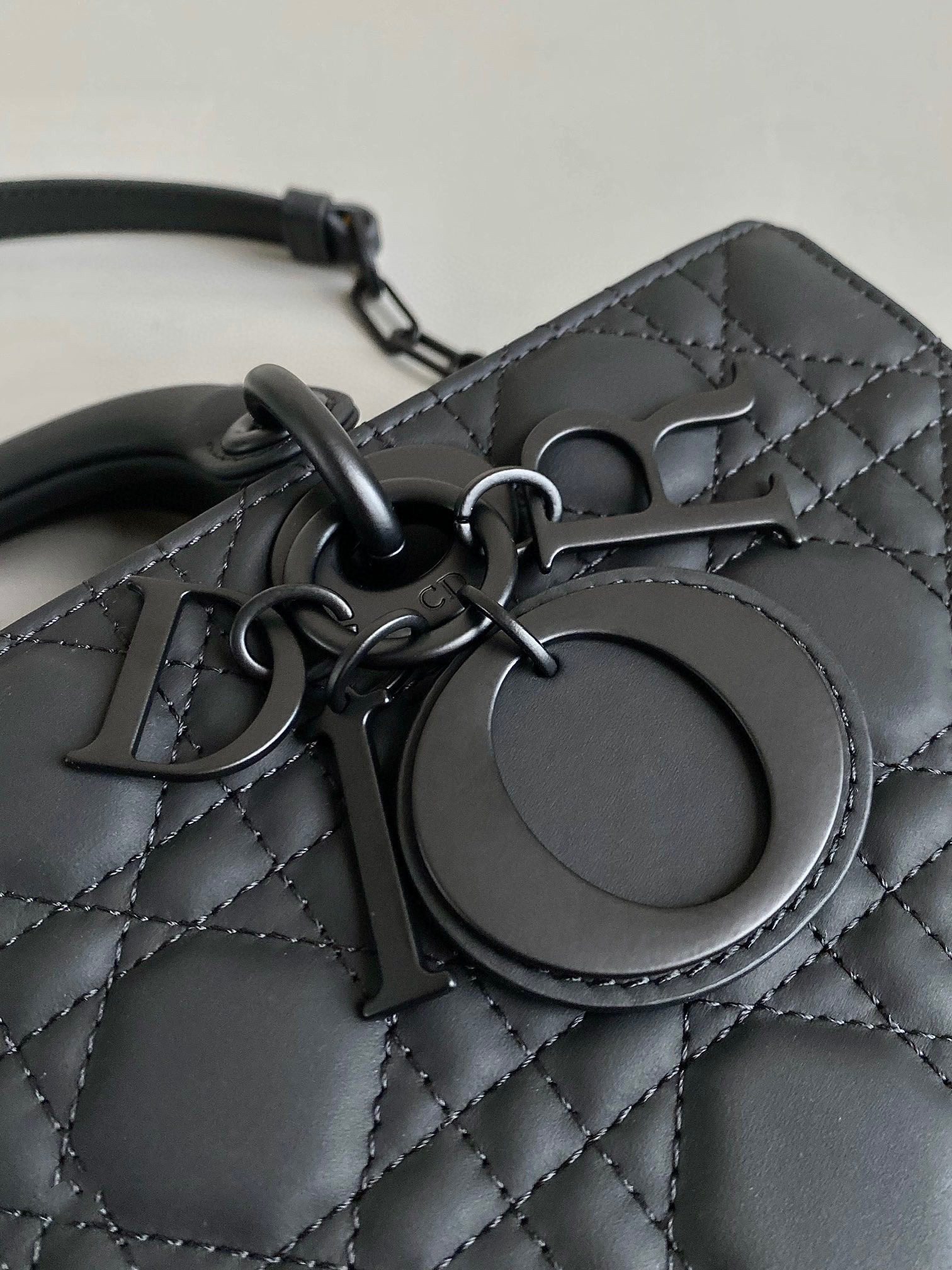 Dior 2023 D-Joy Bag Ultramatte Black view 4