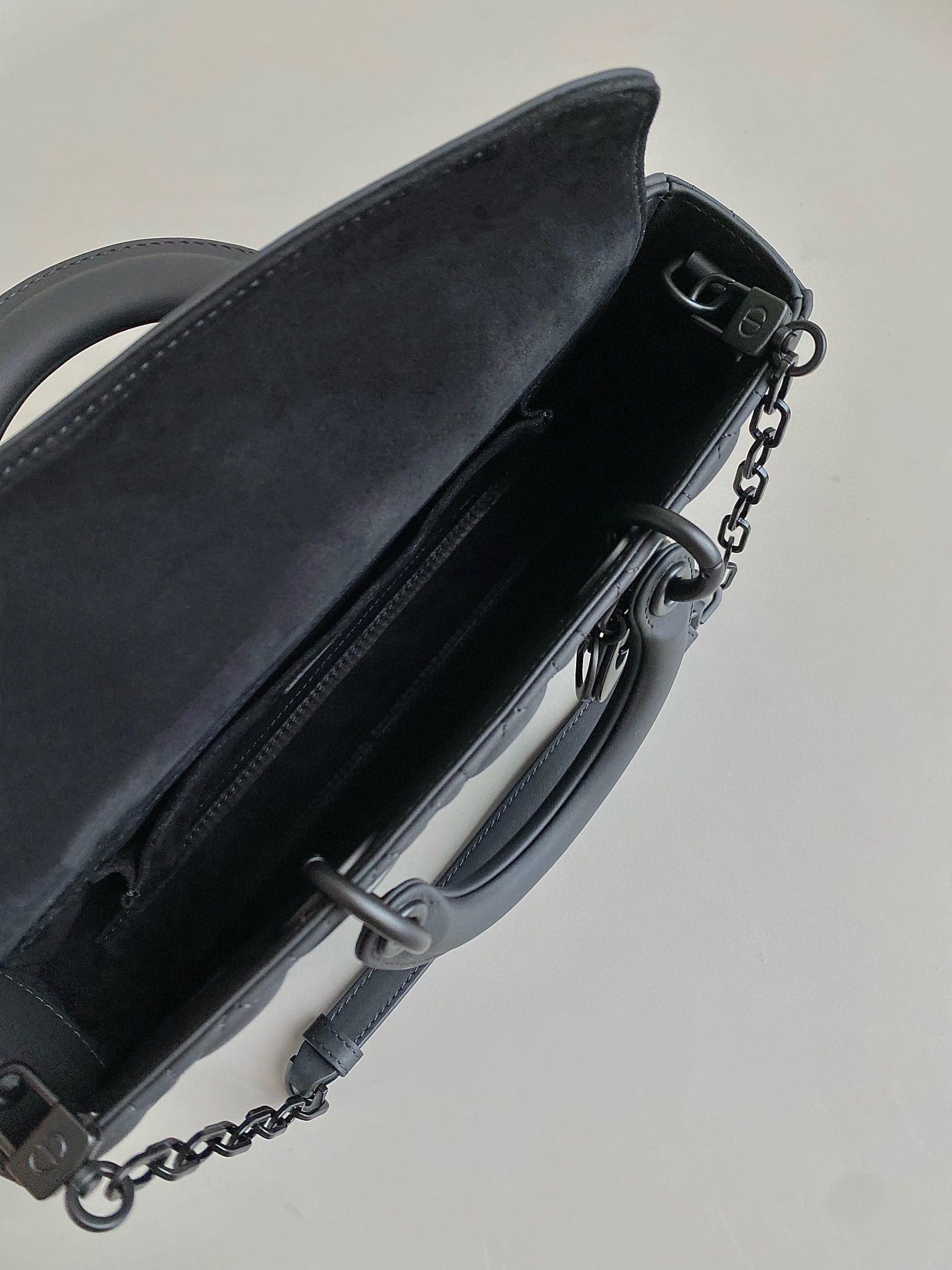 Dior 2023 D-Joy Bag Ultramatte Black view 6