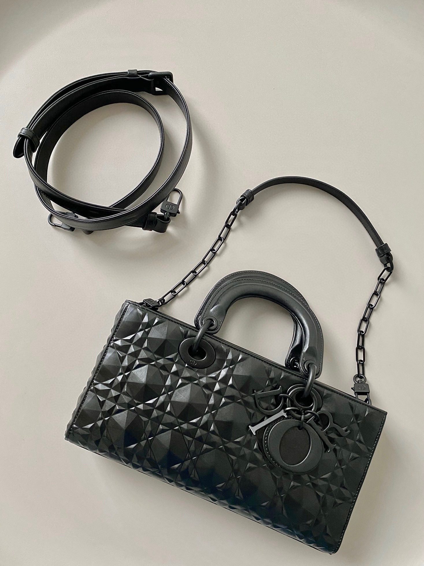 Dior D-Joy Bag with Diamond Motif view 2