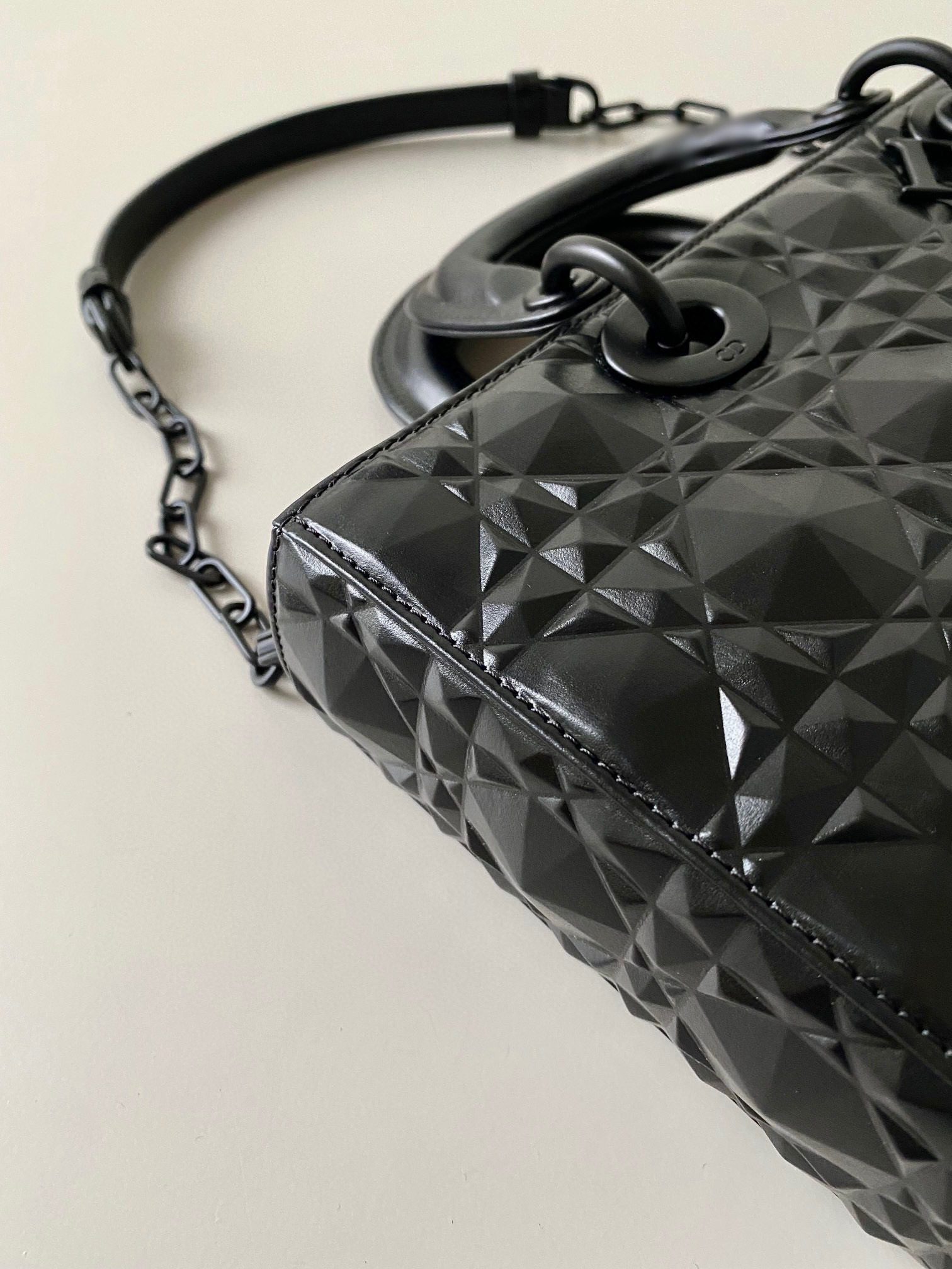 Dior D-Joy Bag with Diamond Motif view 3