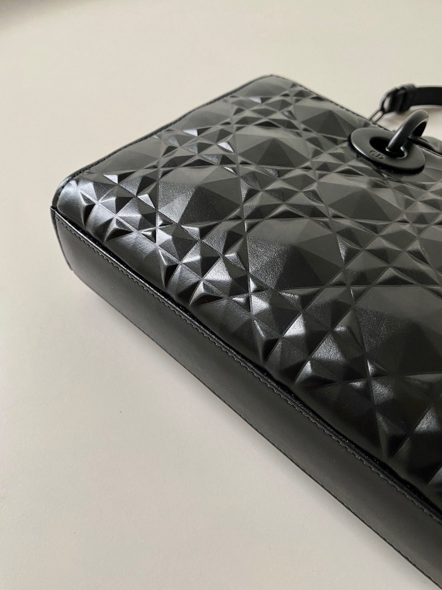 Dior D-Joy Bag with Diamond Motif view 4