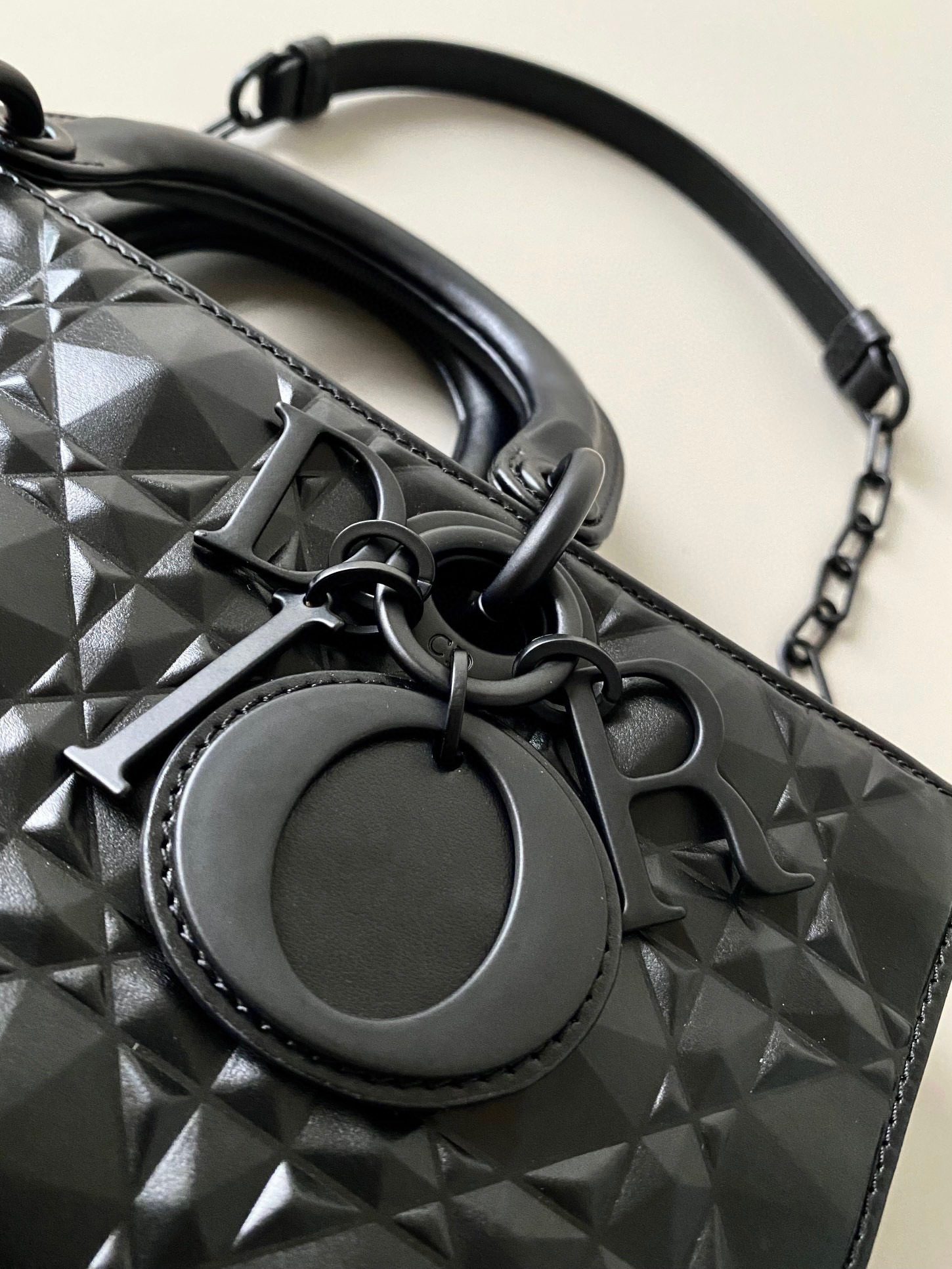 Dior D-Joy Bag with Diamond Motif view 5
