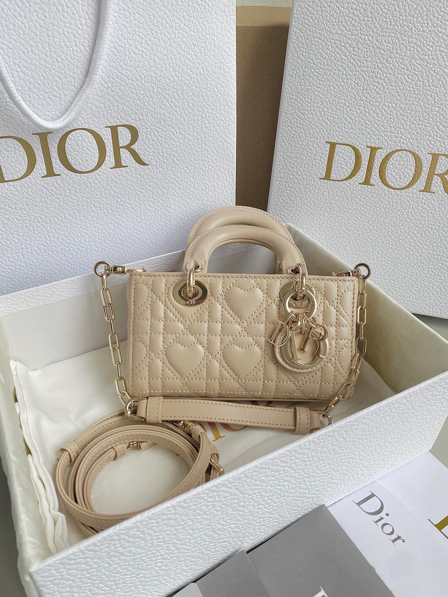 Dior 2023 D-Joy Bag Lambskin view 2