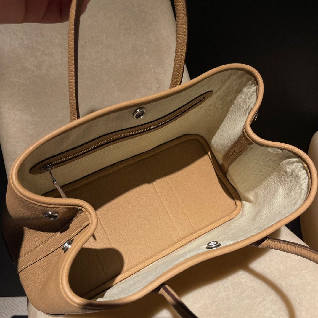 Hermès Garden Party 30 :0M Negonde leather view 6