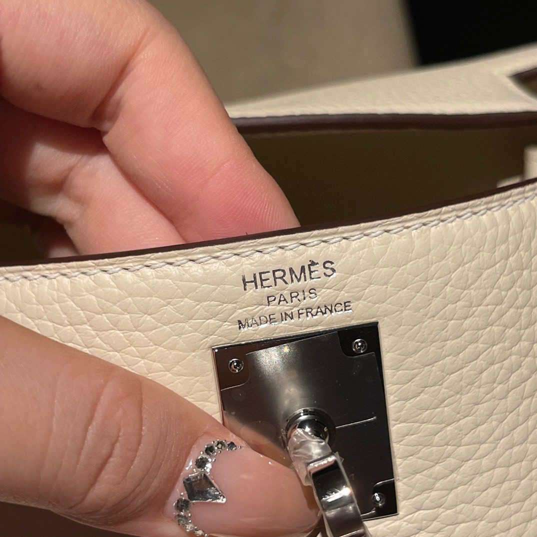 Hermès Kelly Ado :I2 Clemence leather view 7