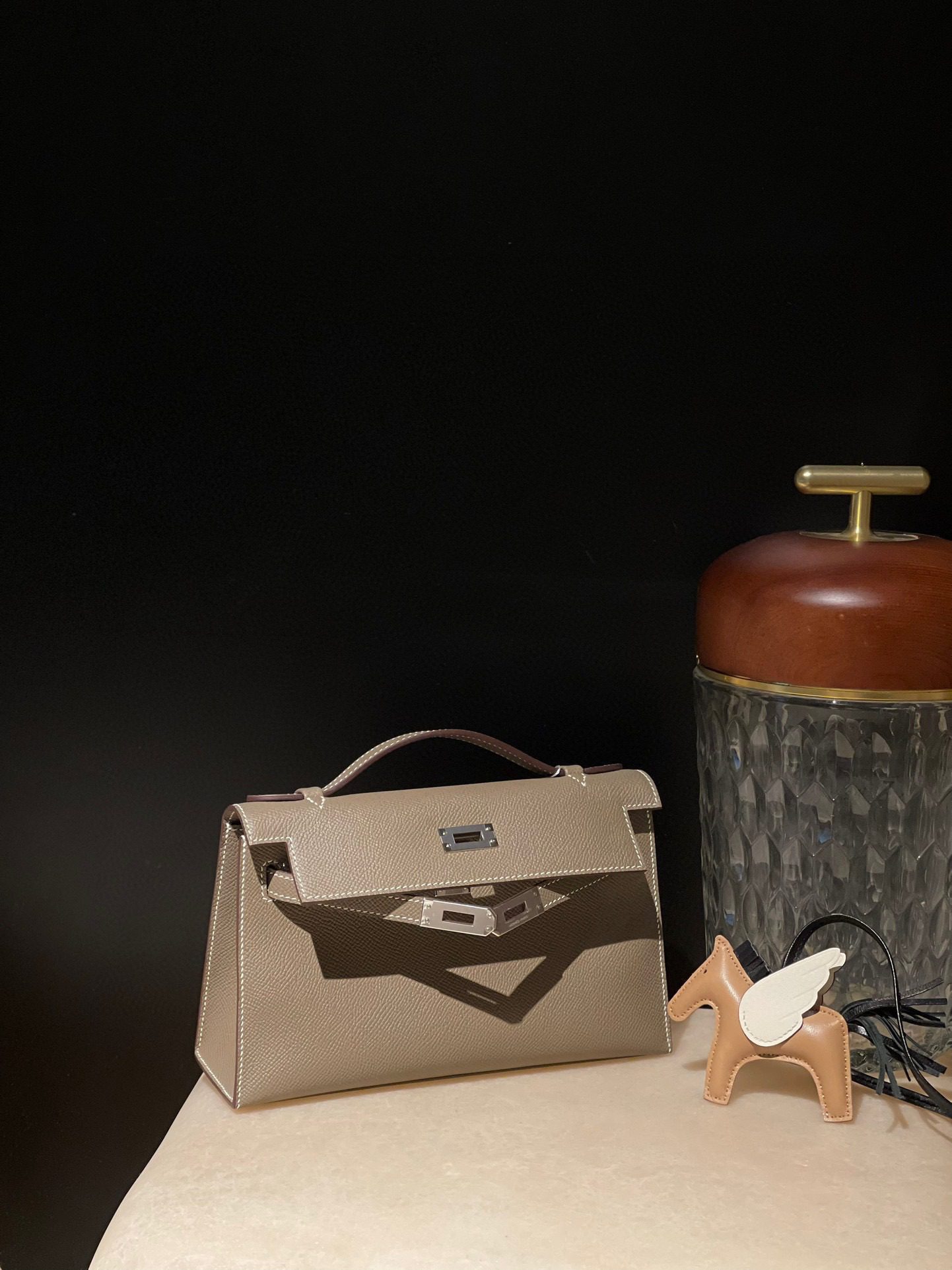 Hermès Kelly Pochette Epsom leather view 1